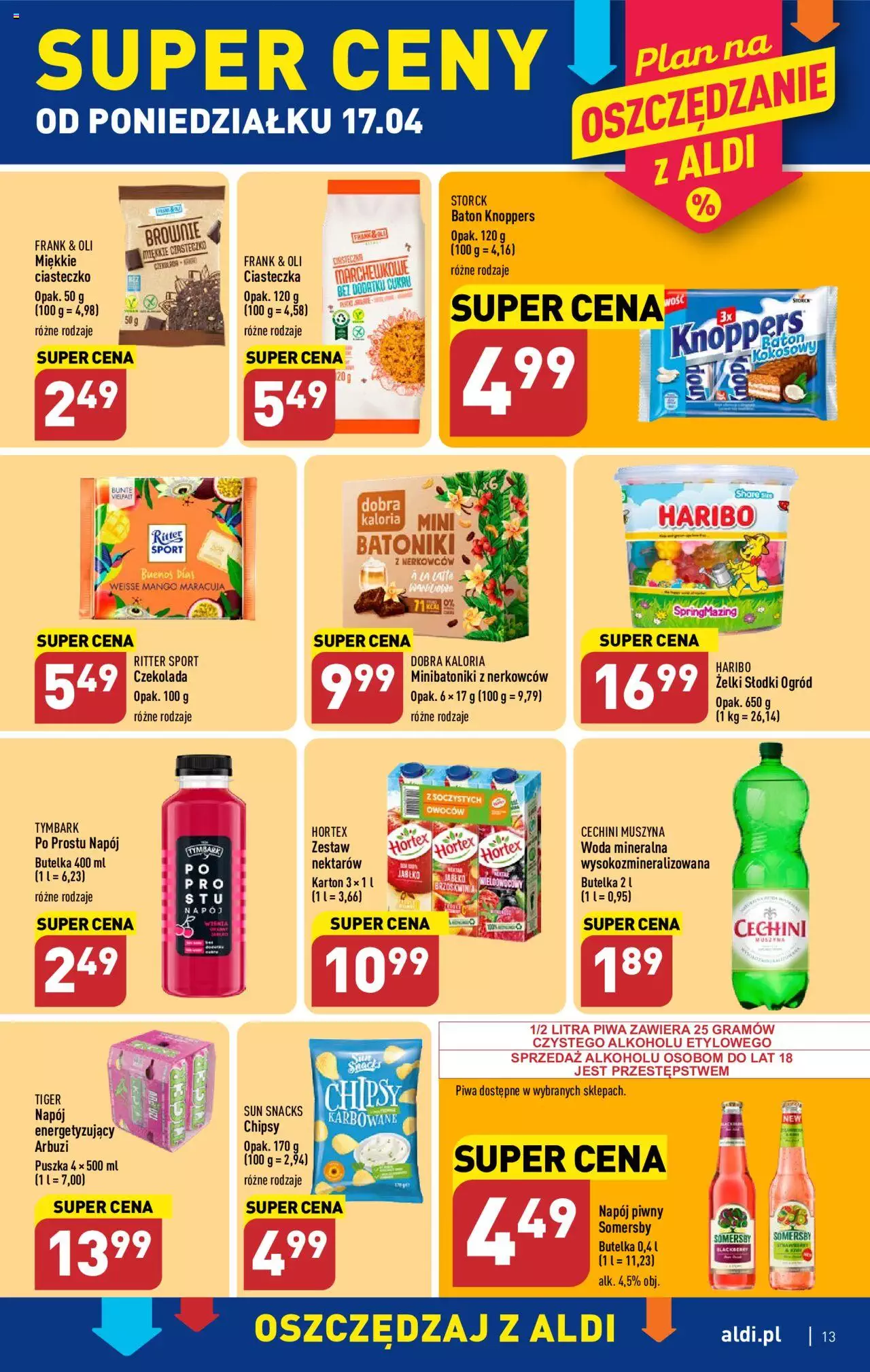 Aldi Gazetka  od 17.04.2023 do 22.04.2023 strona 13
