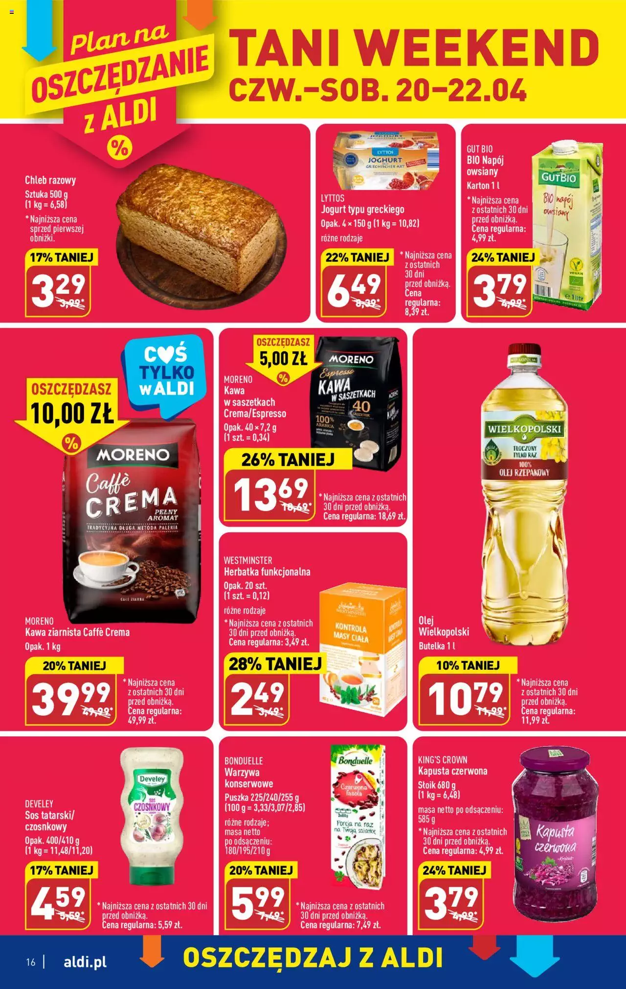 Aldi Gazetka  od 17.04.2023 do 22.04.2023 strona 16