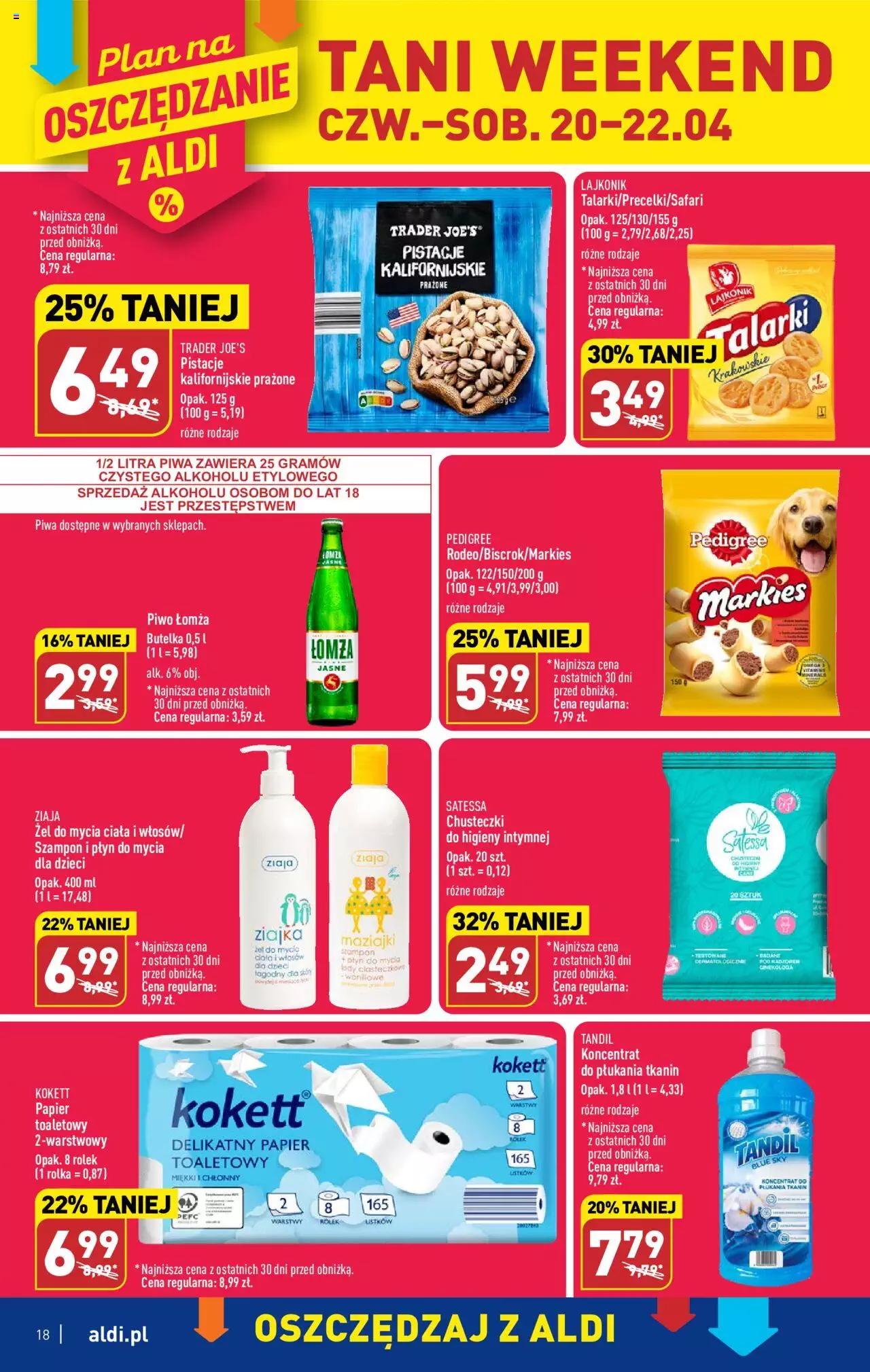 Aldi Gazetka  od 17.04.2023 do 22.04.2023 strona 18