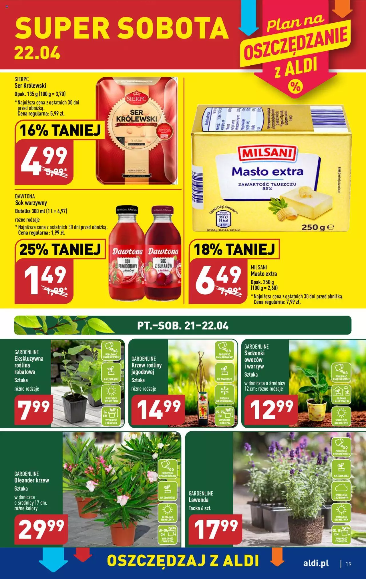 Aldi Gazetka  od 17.04.2023 do 22.04.2023 strona 19
