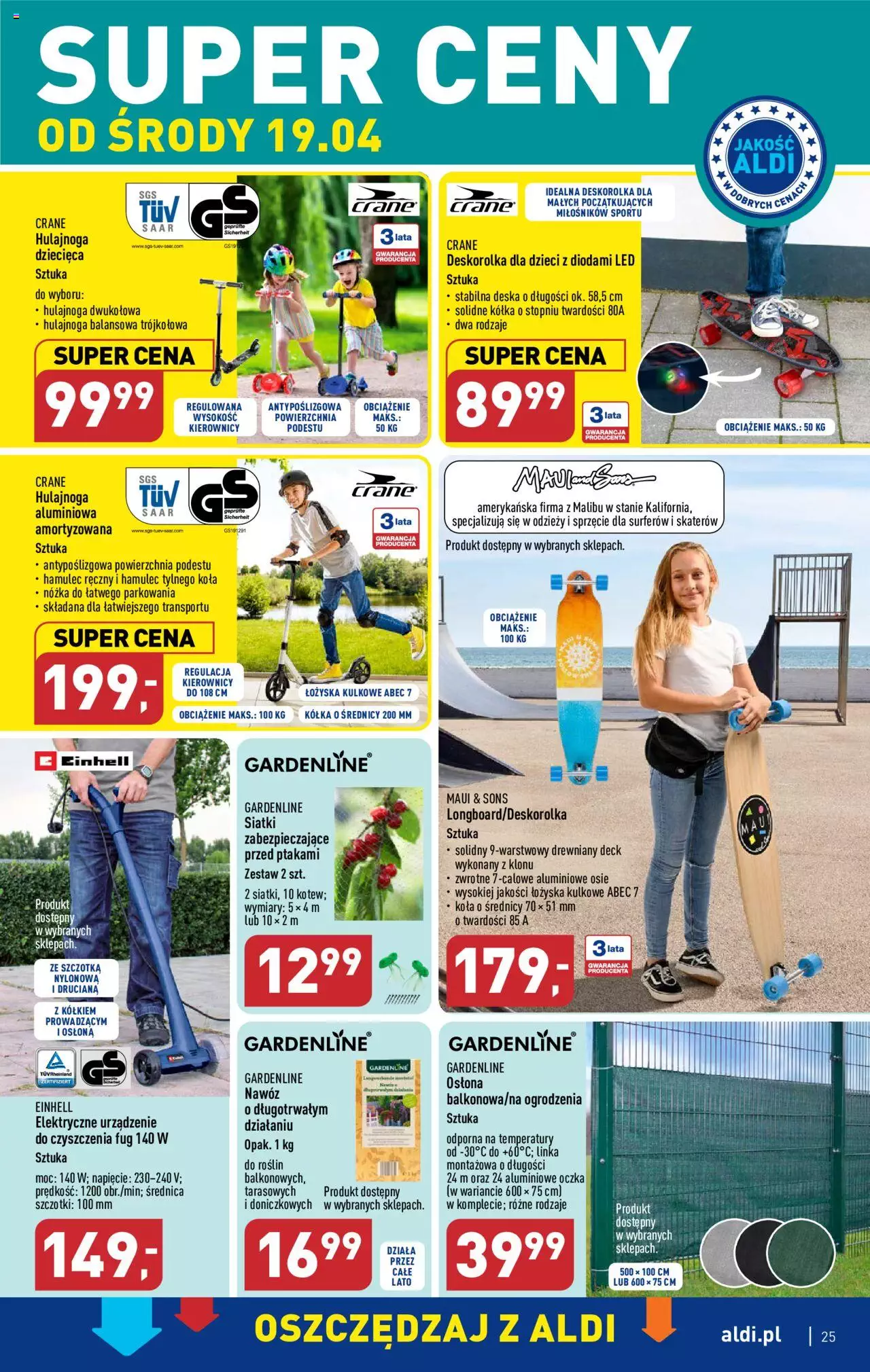 Aldi Gazetka  od 17.04.2023 do 22.04.2023 strona 25