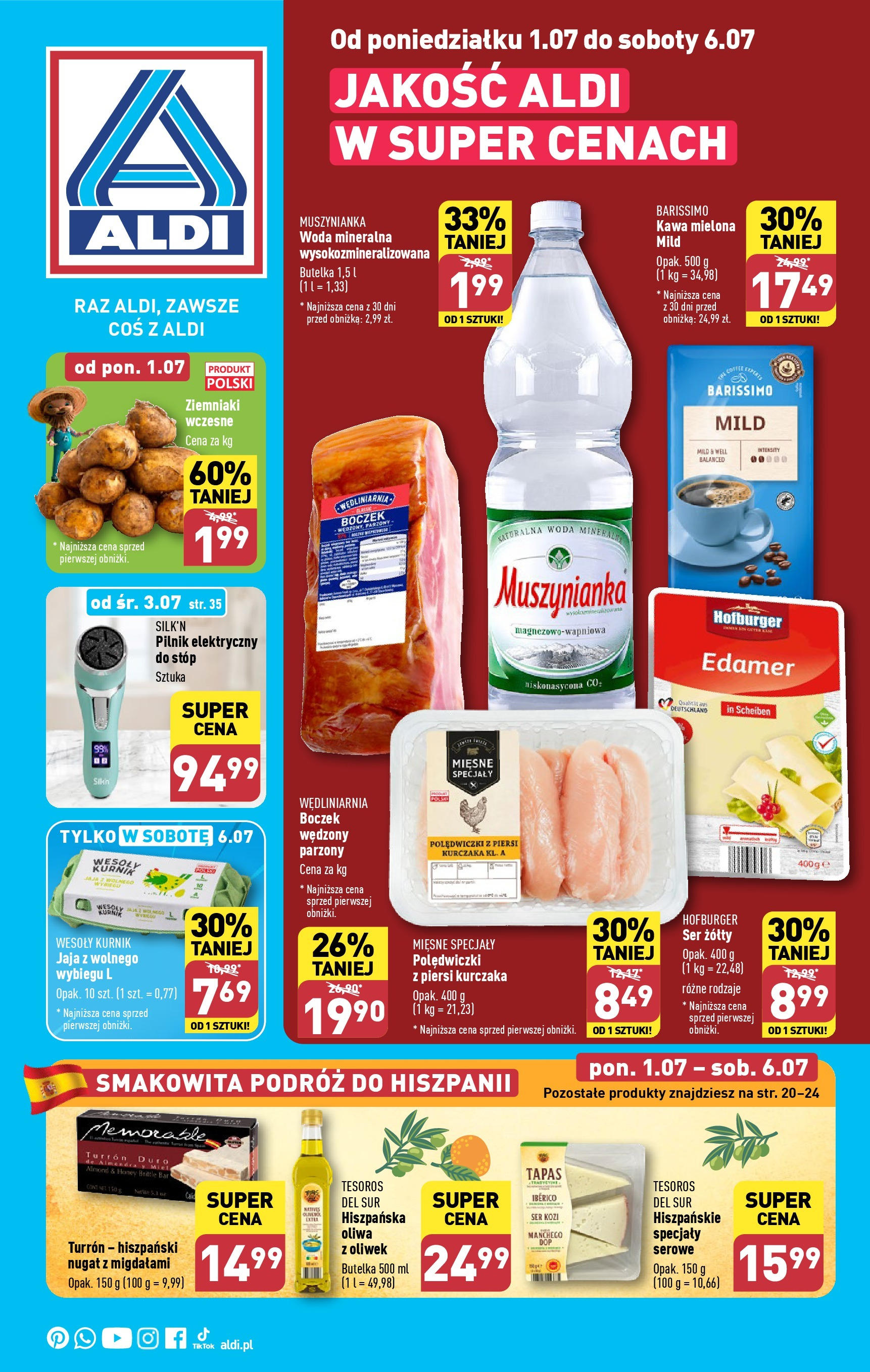 Aldi Gazetka ważna od 01.07.2024 do 06.07.2024 strona 1