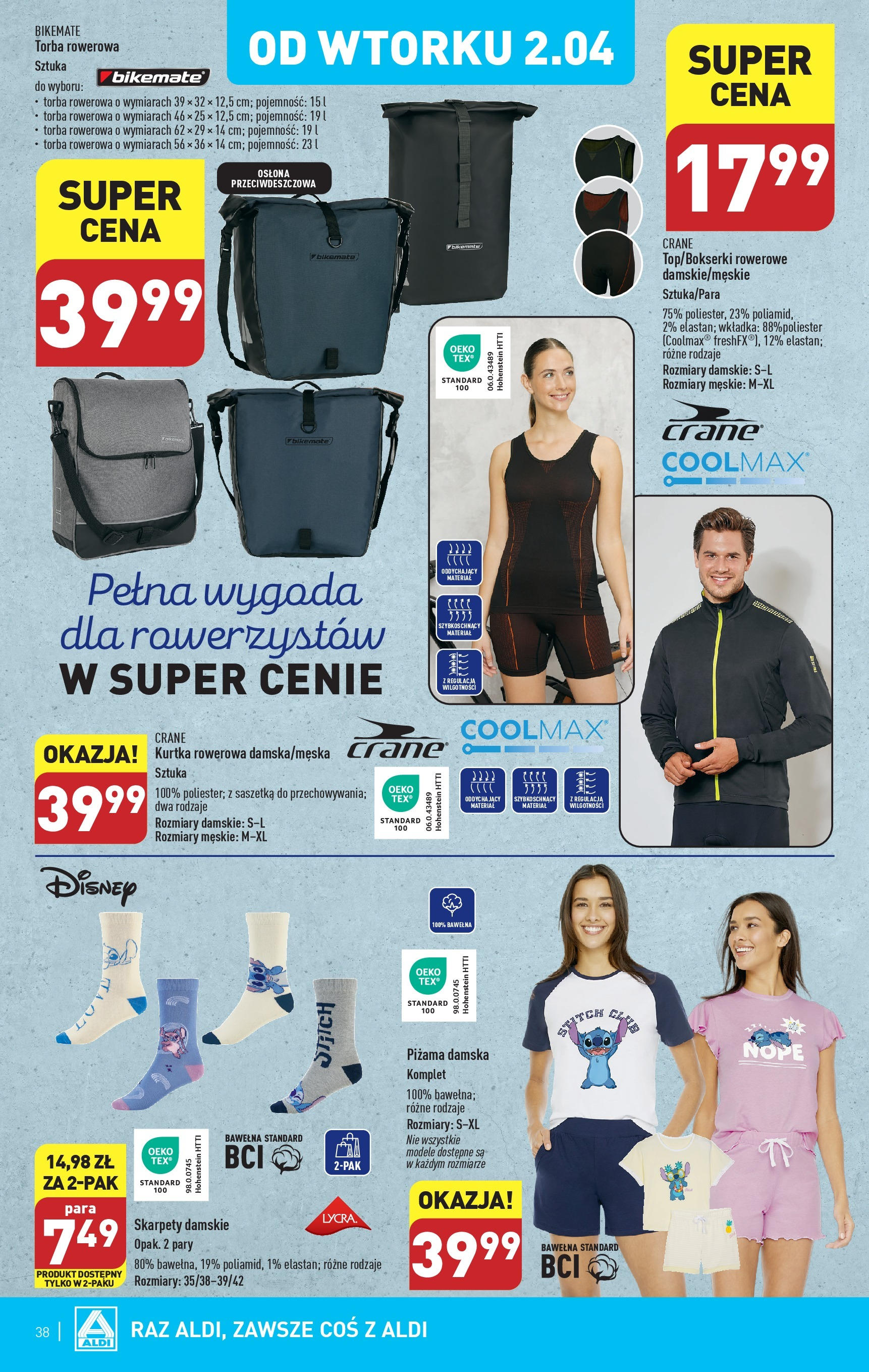 Aldi Gazetka ważna od 02.04.2024 do 06.04.2024 strona 38