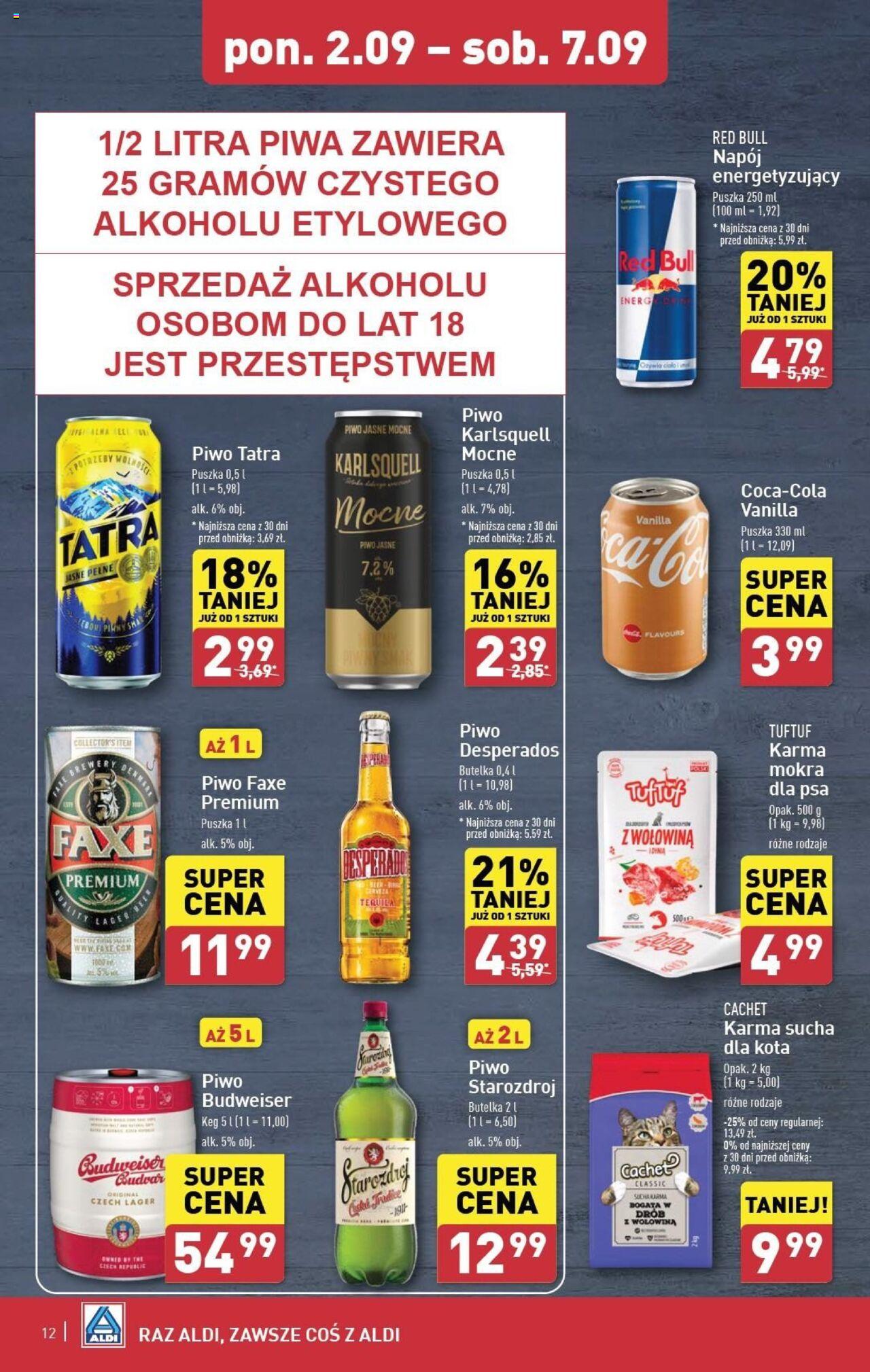 Aldi Gazetka ważna od 02.09.2024 do 07.09.2024 strona 12