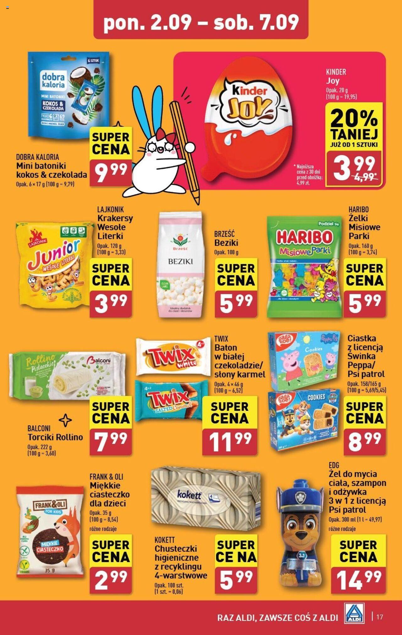 Aldi Gazetka ważna od 02.09.2024 do 07.09.2024 strona 17