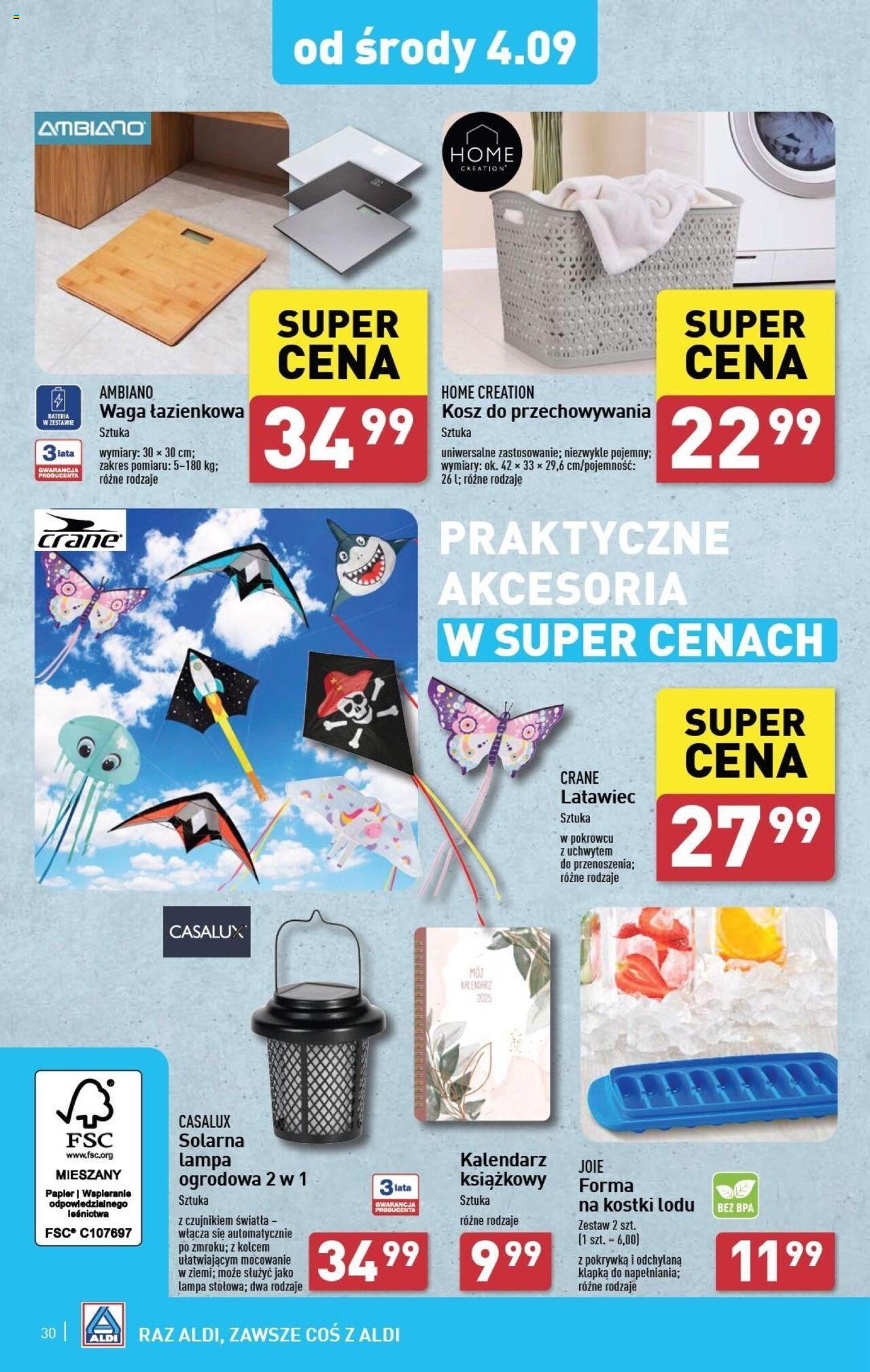 Aldi Gazetka ważna od 02.09.2024 do 07.09.2024 strona 30