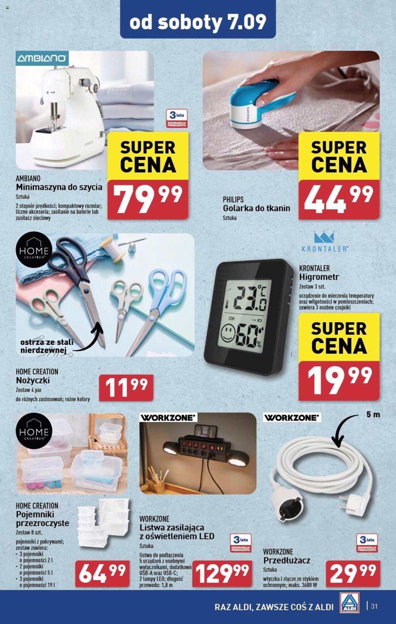 Aldi Gazetka ważna od 02.09.2024 do 07.09.2024 strona 31