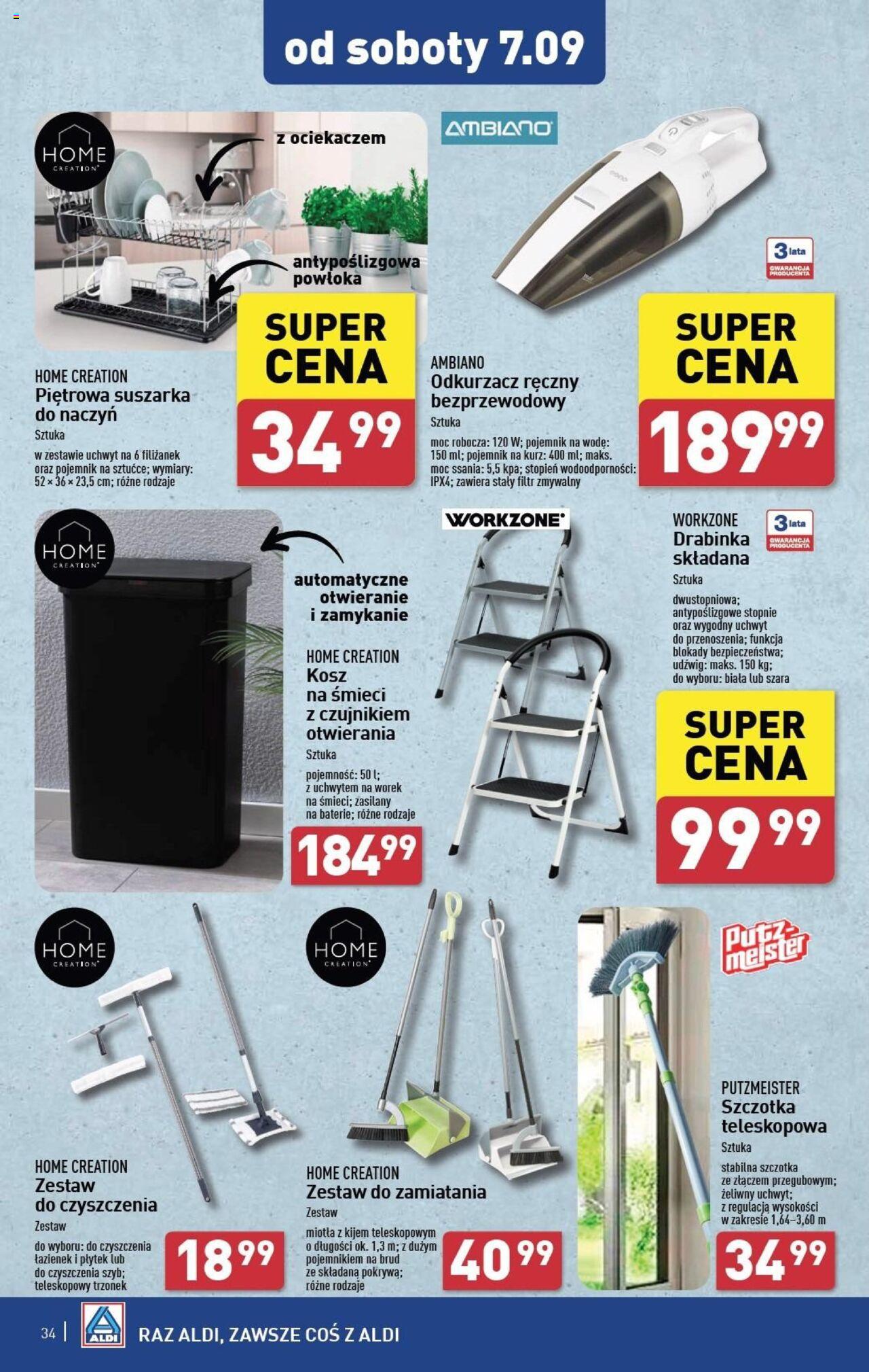 Aldi Gazetka ważna od 02.09.2024 do 07.09.2024 strona 34