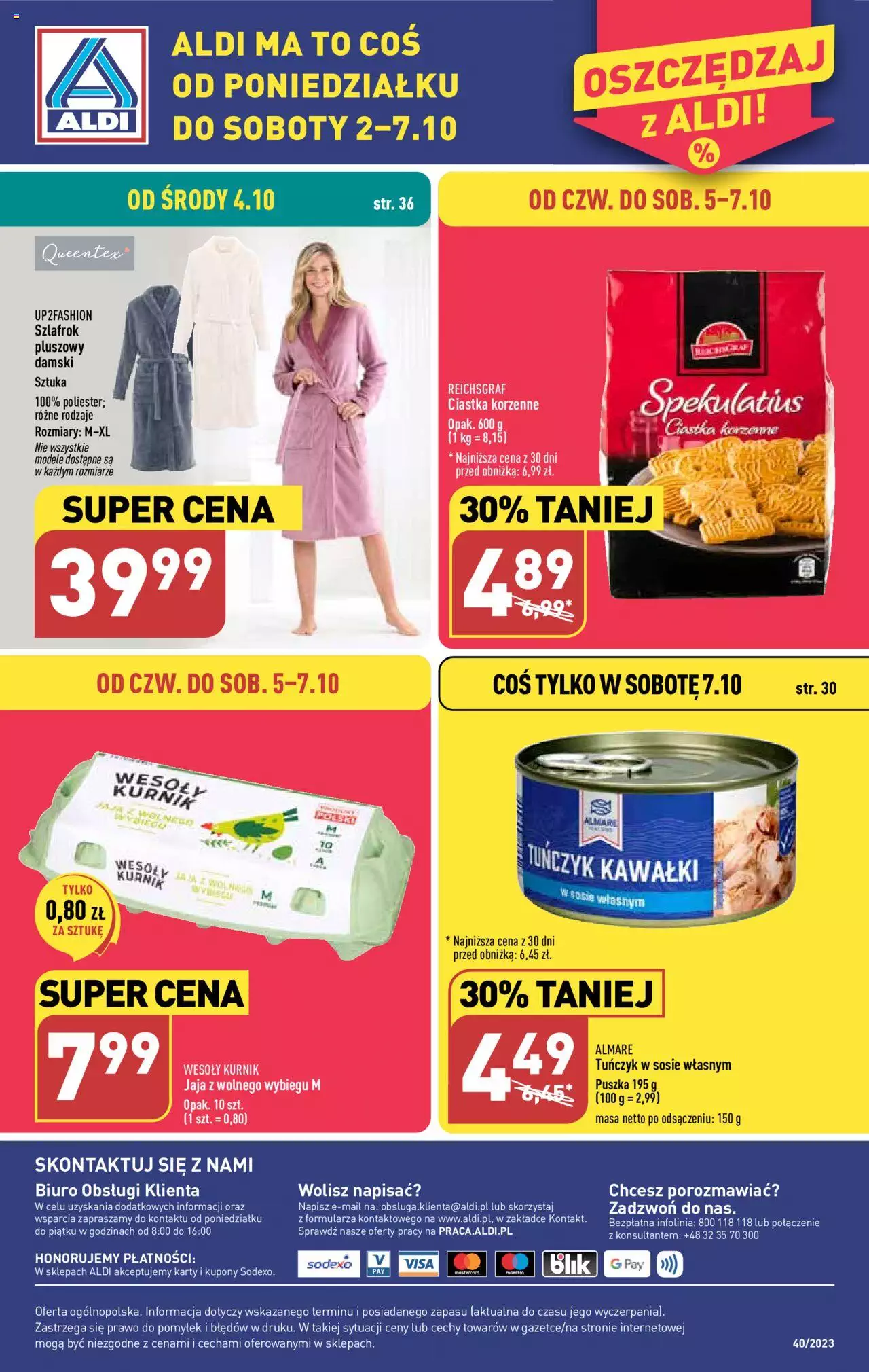 Aldi Gazetka ważna od 02.10.2023 do 07.10.2023 strona 44