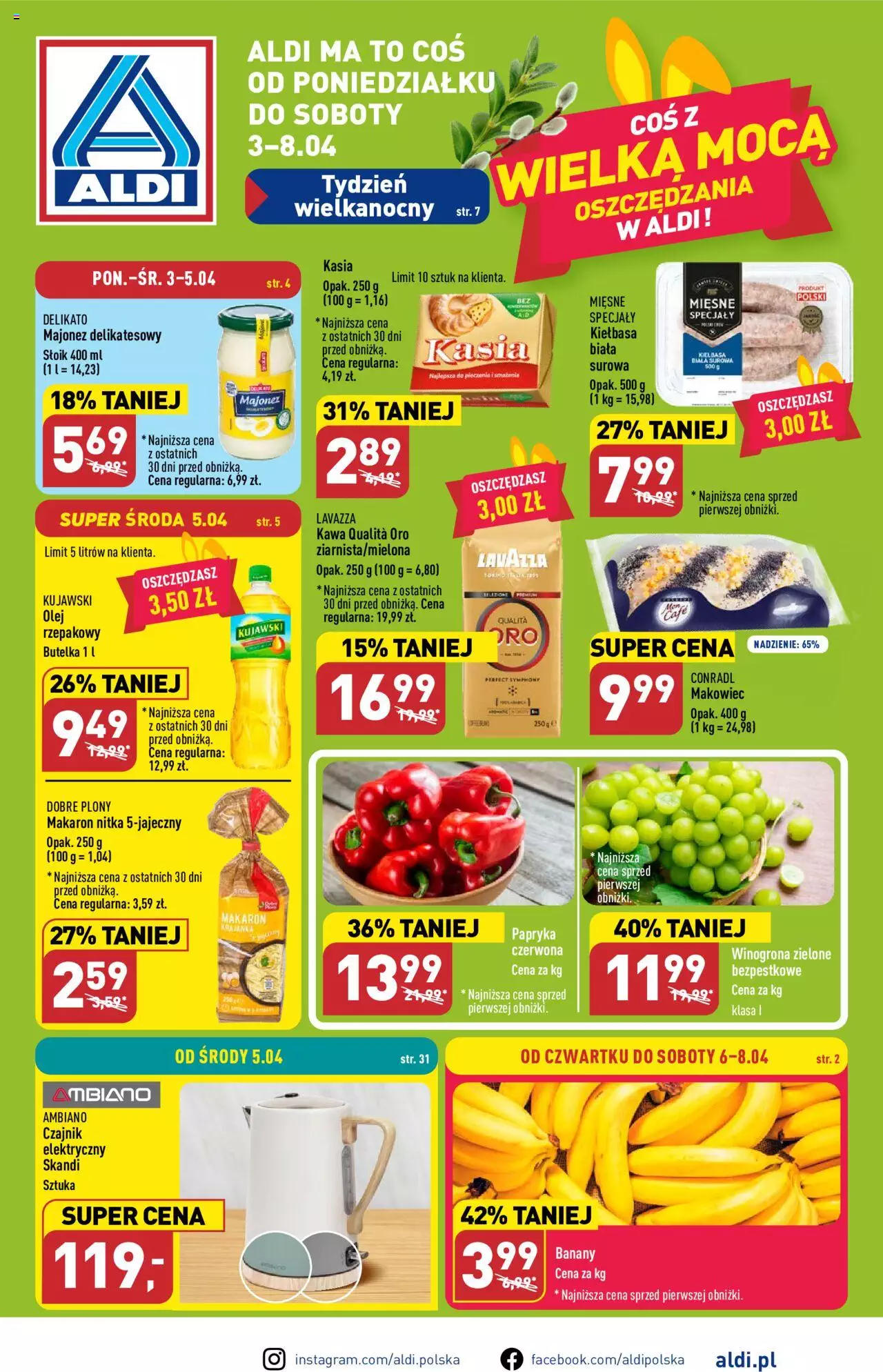 Aldi Gazetka ważna od 03.04.2023 do 08.04.2023 strona 1