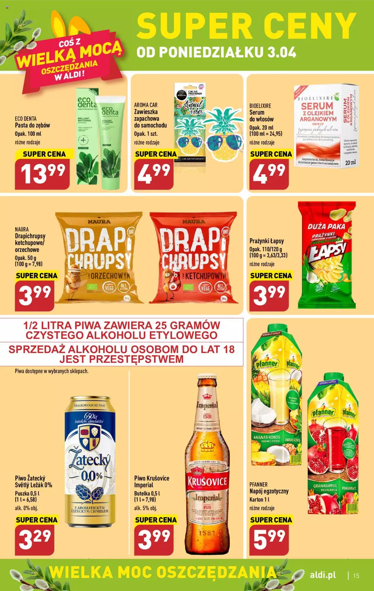 Aldi Gazetka ważna od 03.04.2023 do 08.04.2023 strona 15