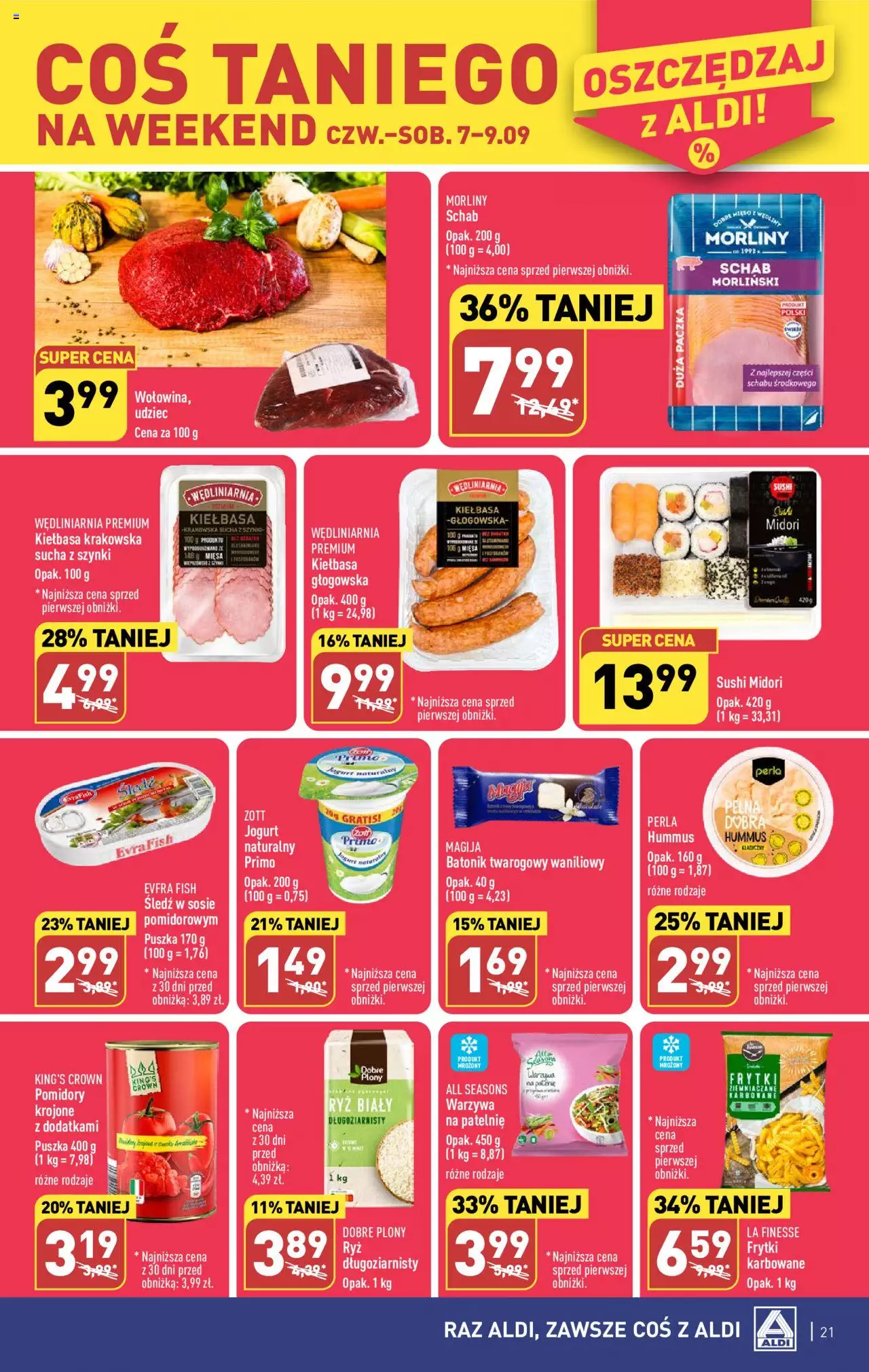 Aldi Gazetka ważna od 04.09.2023 do 09.09.2023 strona 21