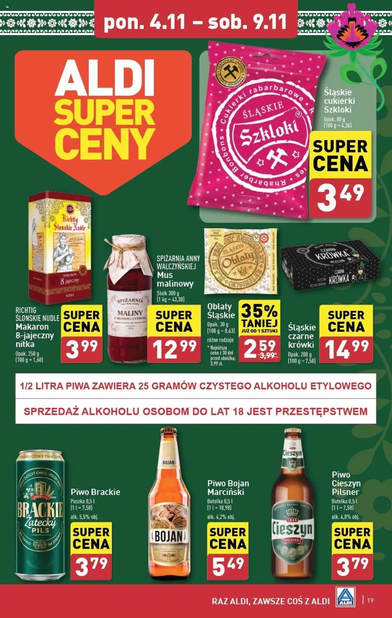 Aldi Gazetka ważna od 04.11.2024 do 09.11.2024 strona 19