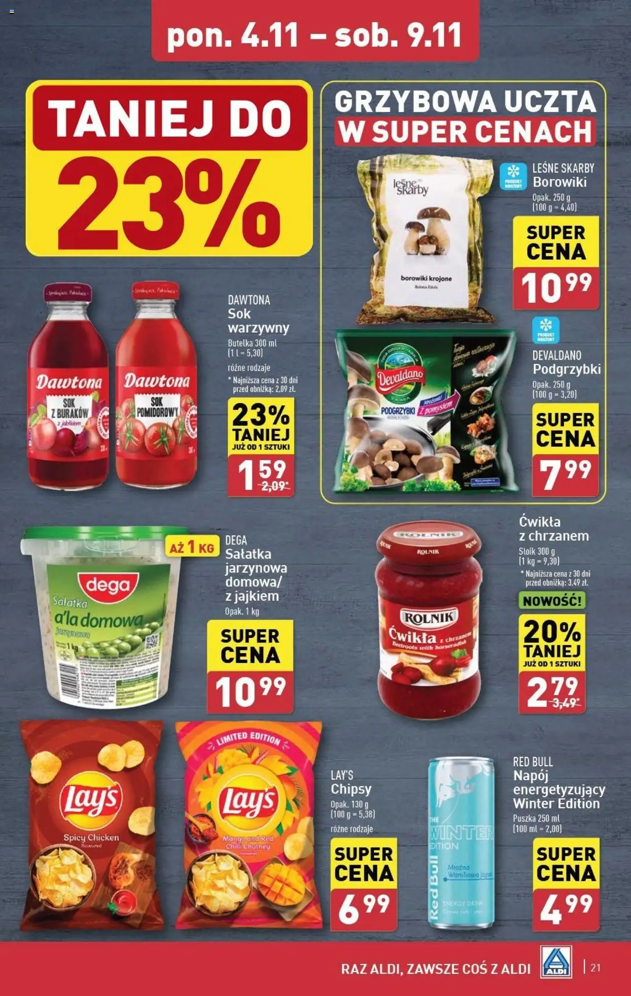 Aldi Gazetka ważna od 04.11.2024 do 09.11.2024 strona 21