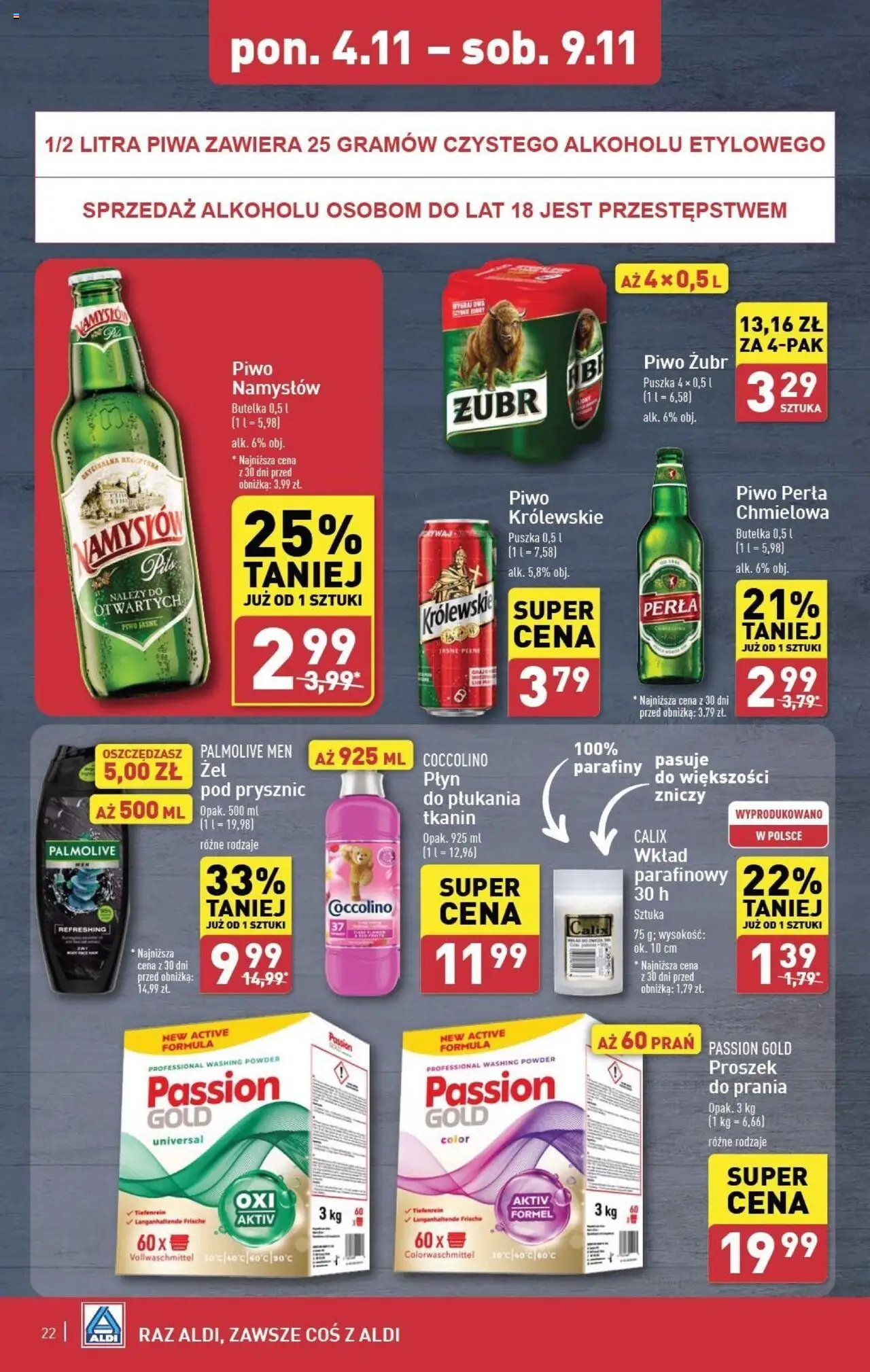 Aldi Gazetka ważna od 04.11.2024 do 09.11.2024 strona 22