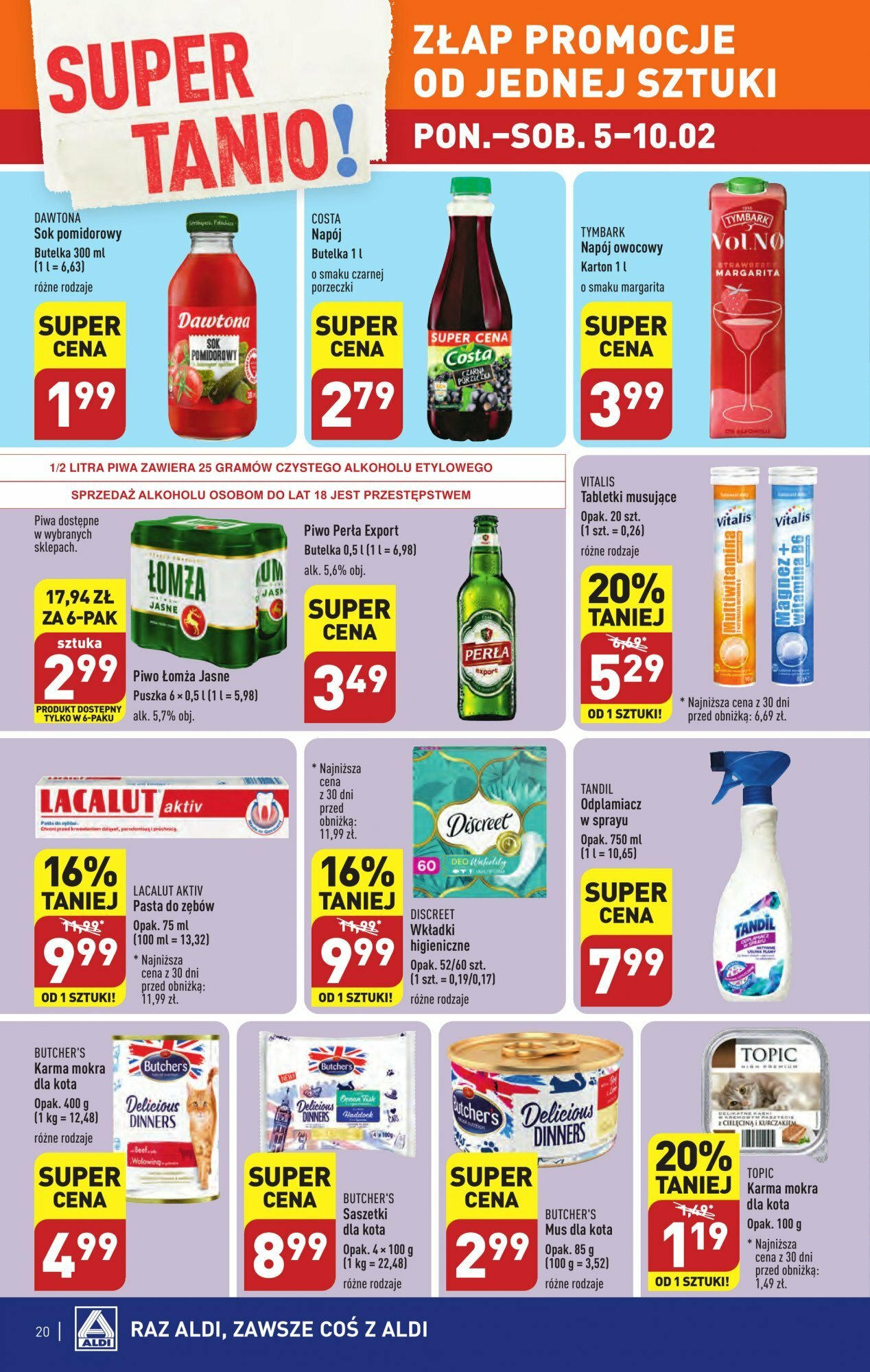 Aldi Gazetka ważna od 05.02.2024 do 10.02.2024 strona 20