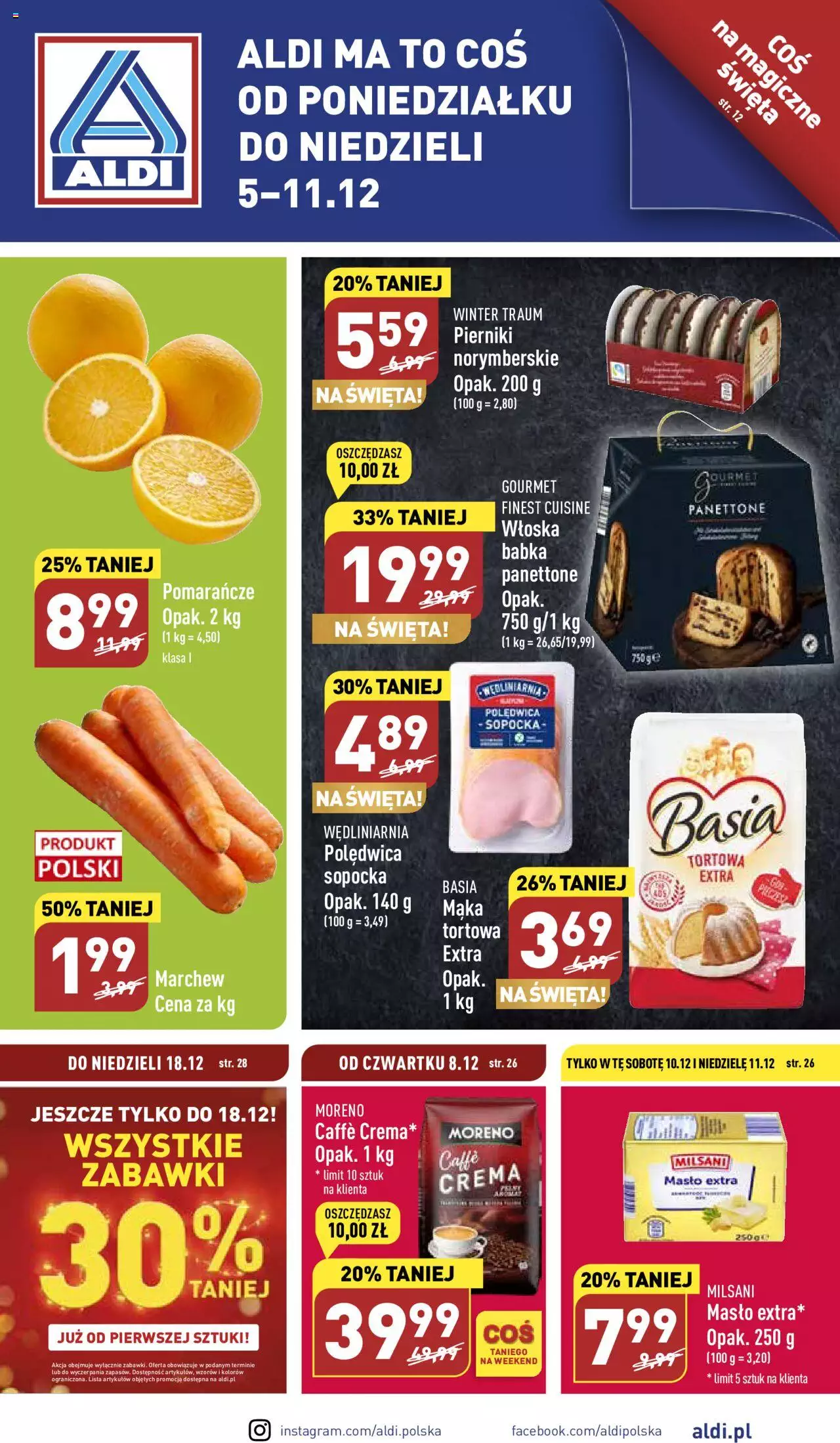 Aldi  Gazetka ważna od 05.12.2022 do 11.12.2022 strona 1