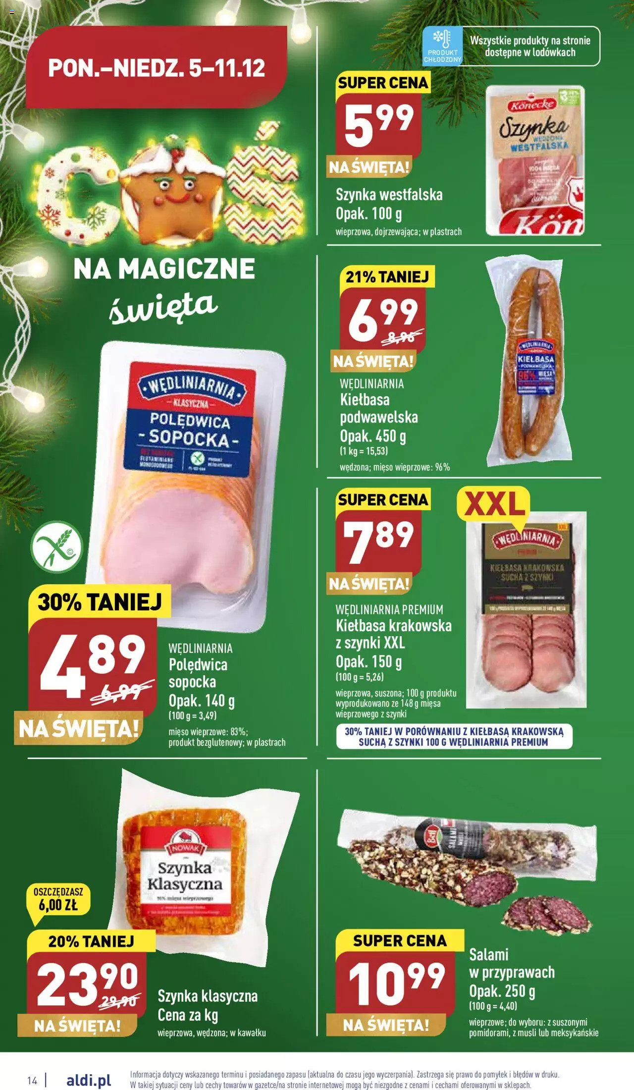 Aldi  Gazetka ważna od 05.12.2022 do 11.12.2022 strona 14