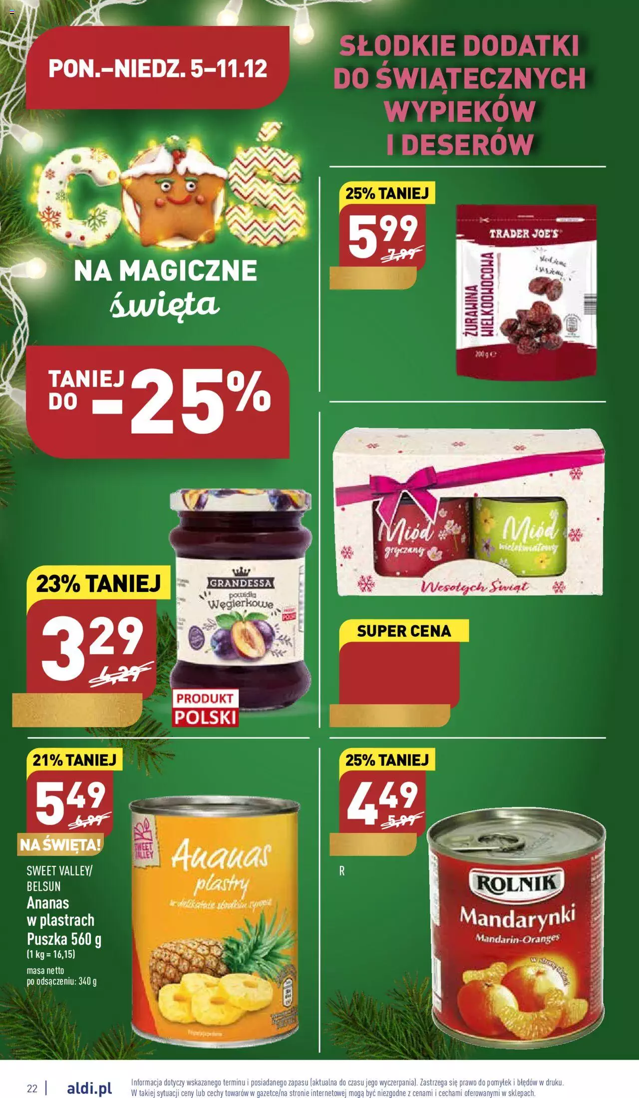Aldi  Gazetka ważna od 05.12.2022 do 11.12.2022 strona 22