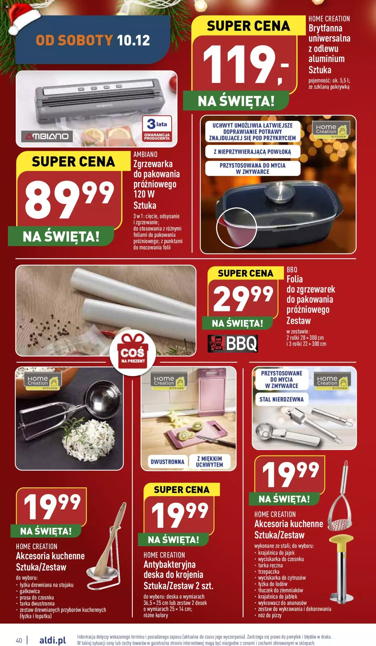 Aldi  Gazetka ważna od 05.12.2022 do 11.12.2022 strona 40