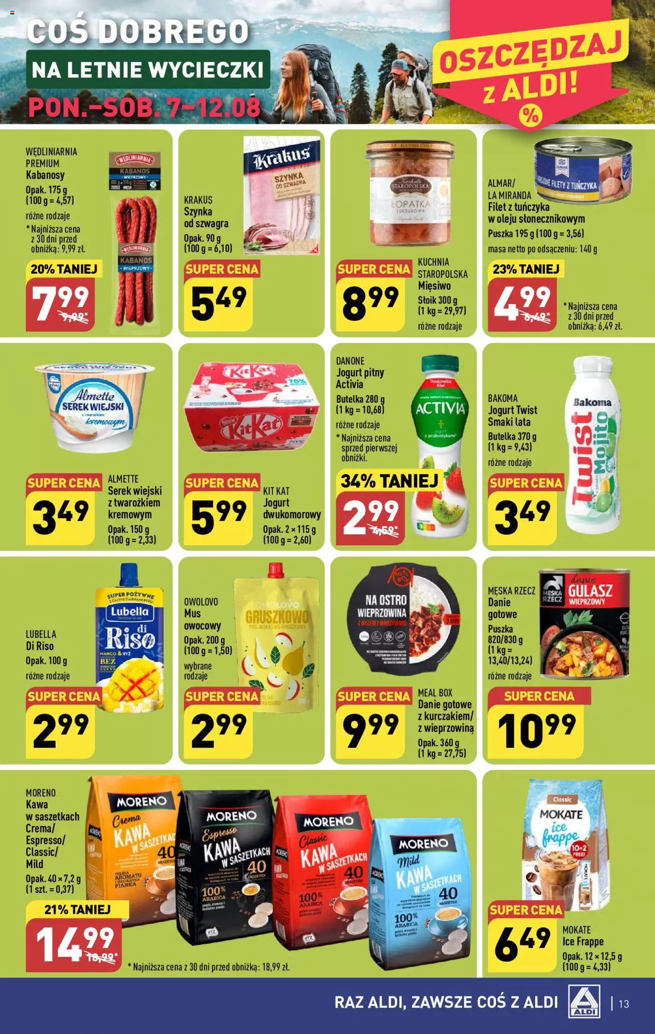 Aldi Gazetka ważna od 07.08.2023 do 12.08.2023 strona 13