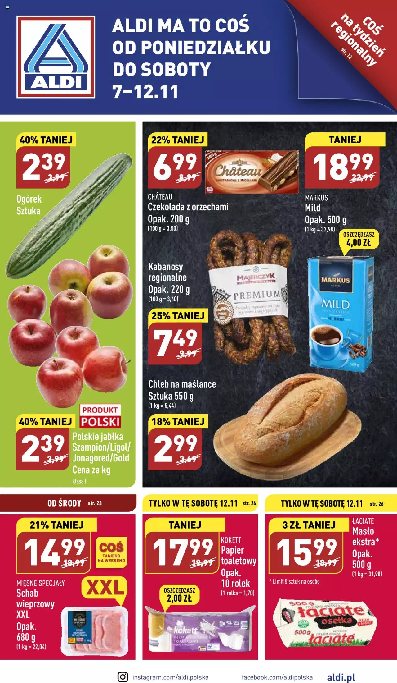 Aldi gazetka ważna od 07.11.2022 do 12.11.2022 strona 1