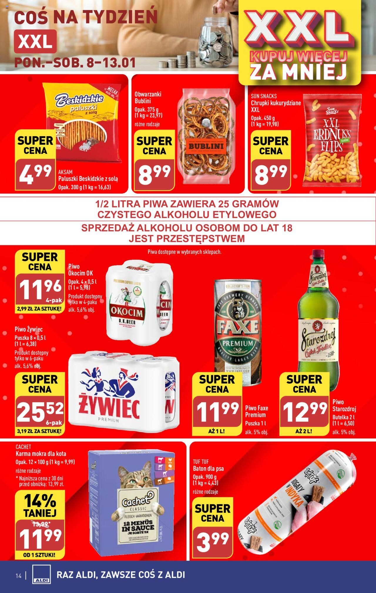 Aldi Gazetka ważna od 08.01.2024 do 13.01.2024 strona 14