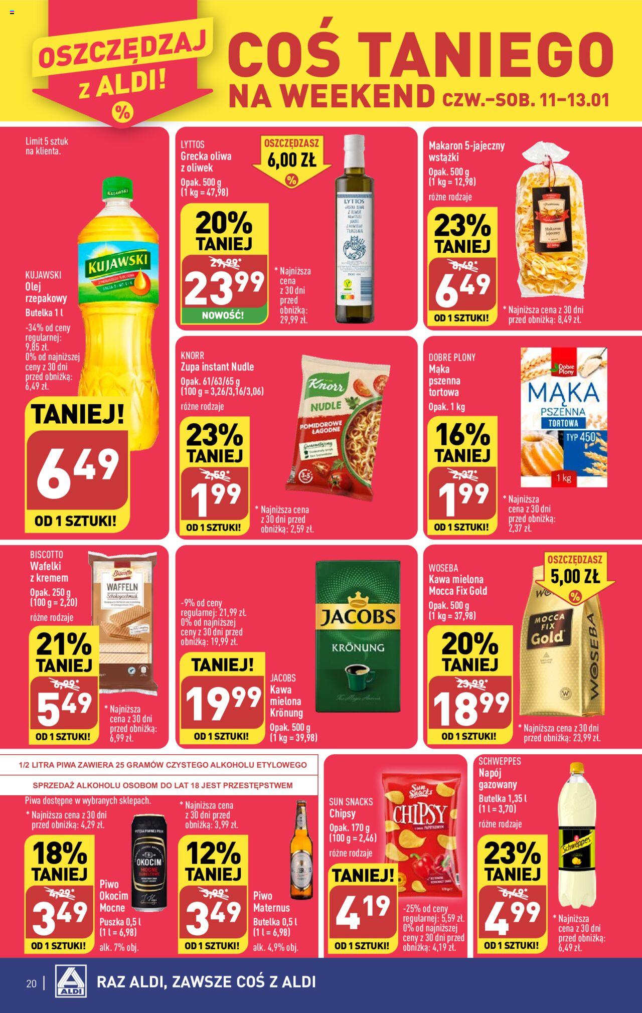 Aldi Gazetka ważna od 08.01.2024 do 13.01.2024 strona 20
