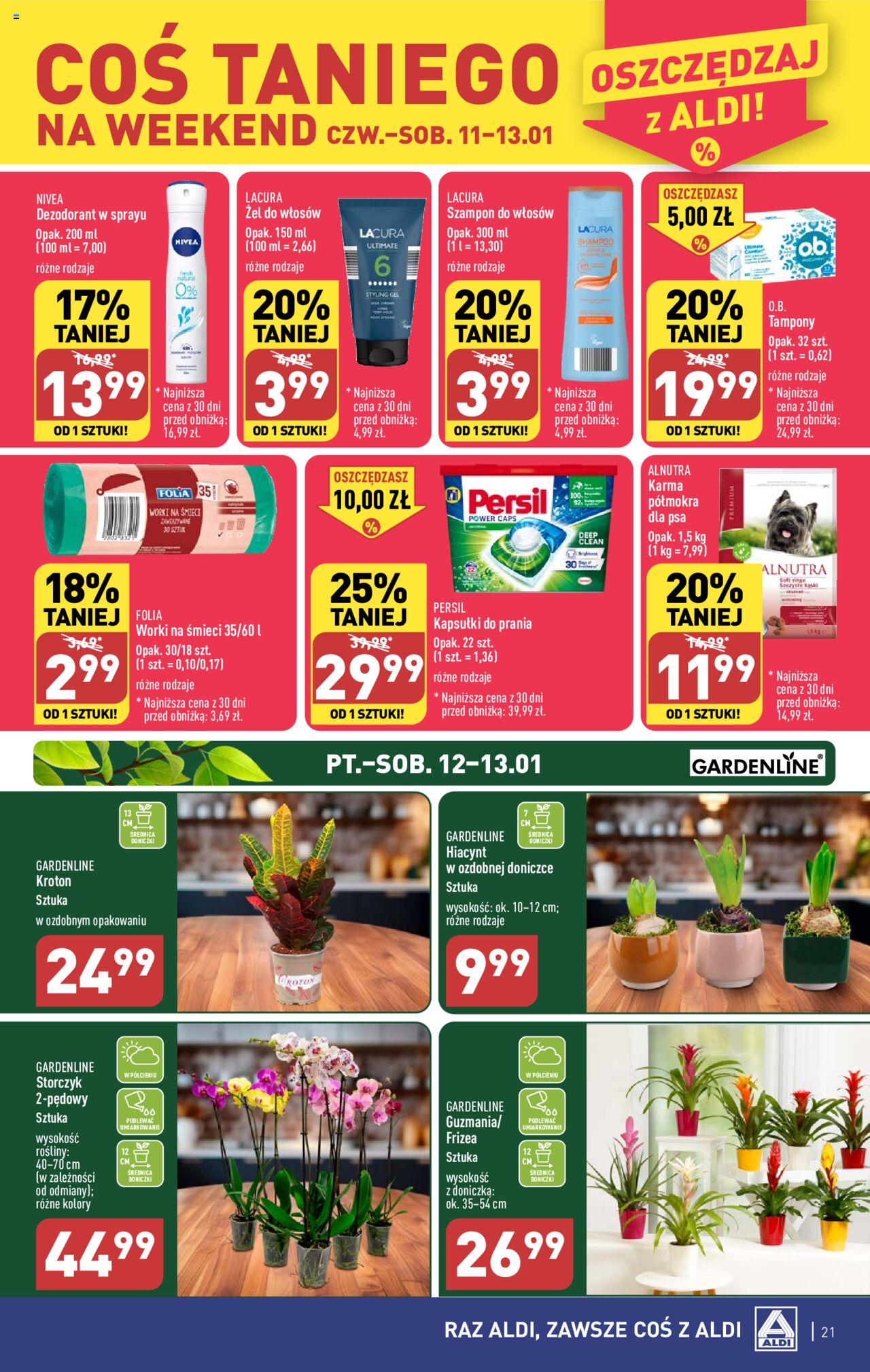 Aldi Gazetka ważna od 08.01.2024 do 13.01.2024 strona 21