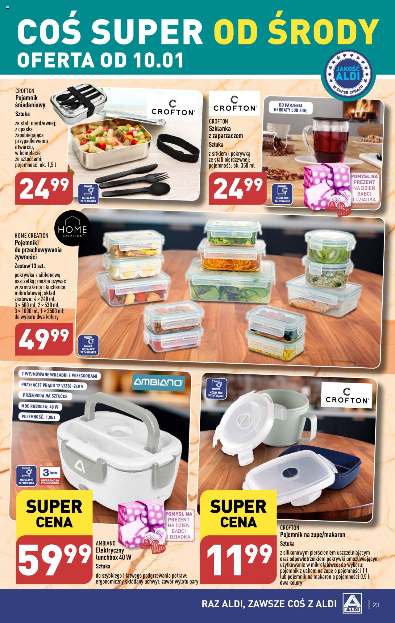 Aldi Gazetka ważna od 08.01.2024 do 13.01.2024 strona 23