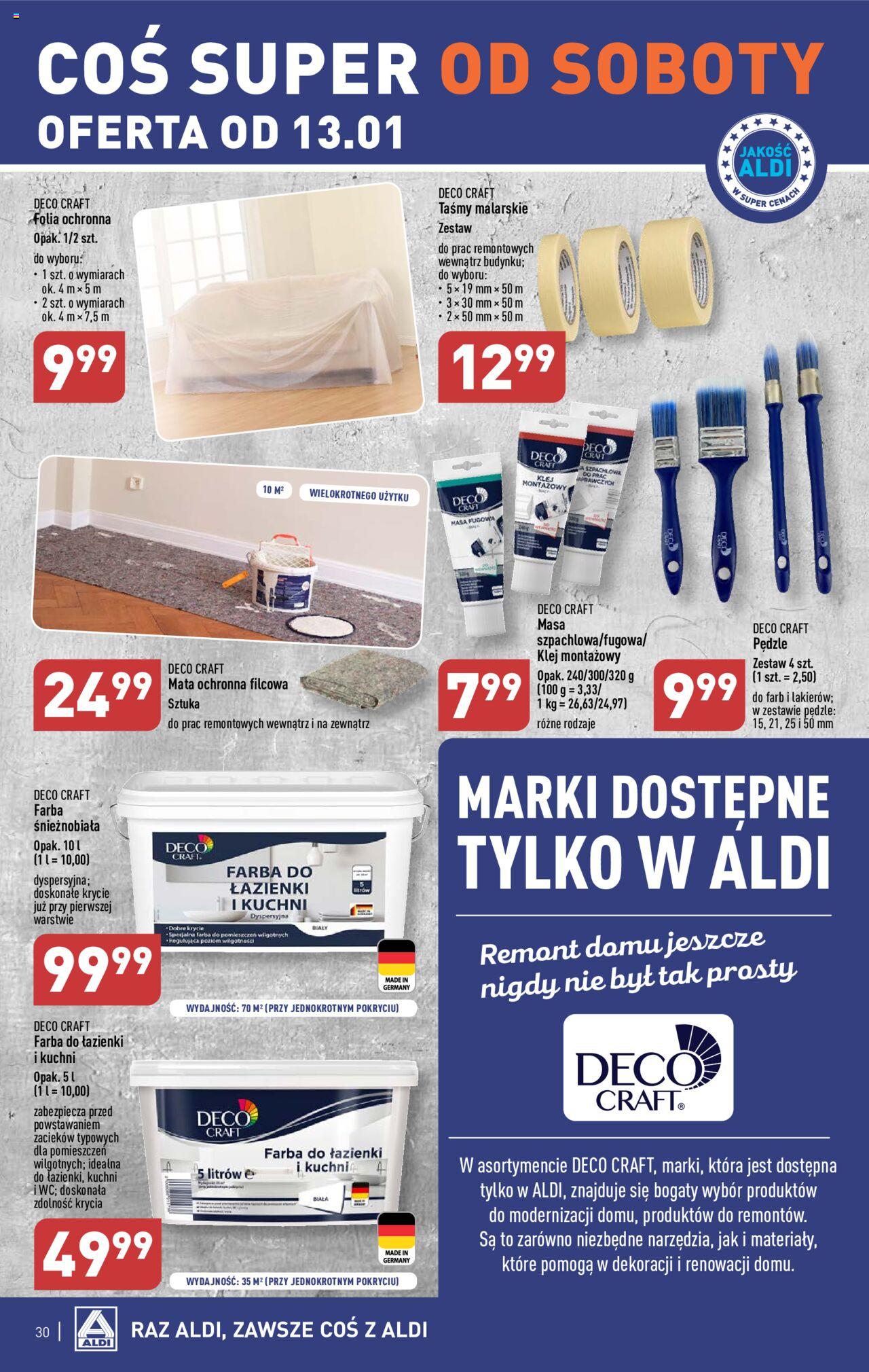 Aldi Gazetka ważna od 08.01.2024 do 13.01.2024 strona 30