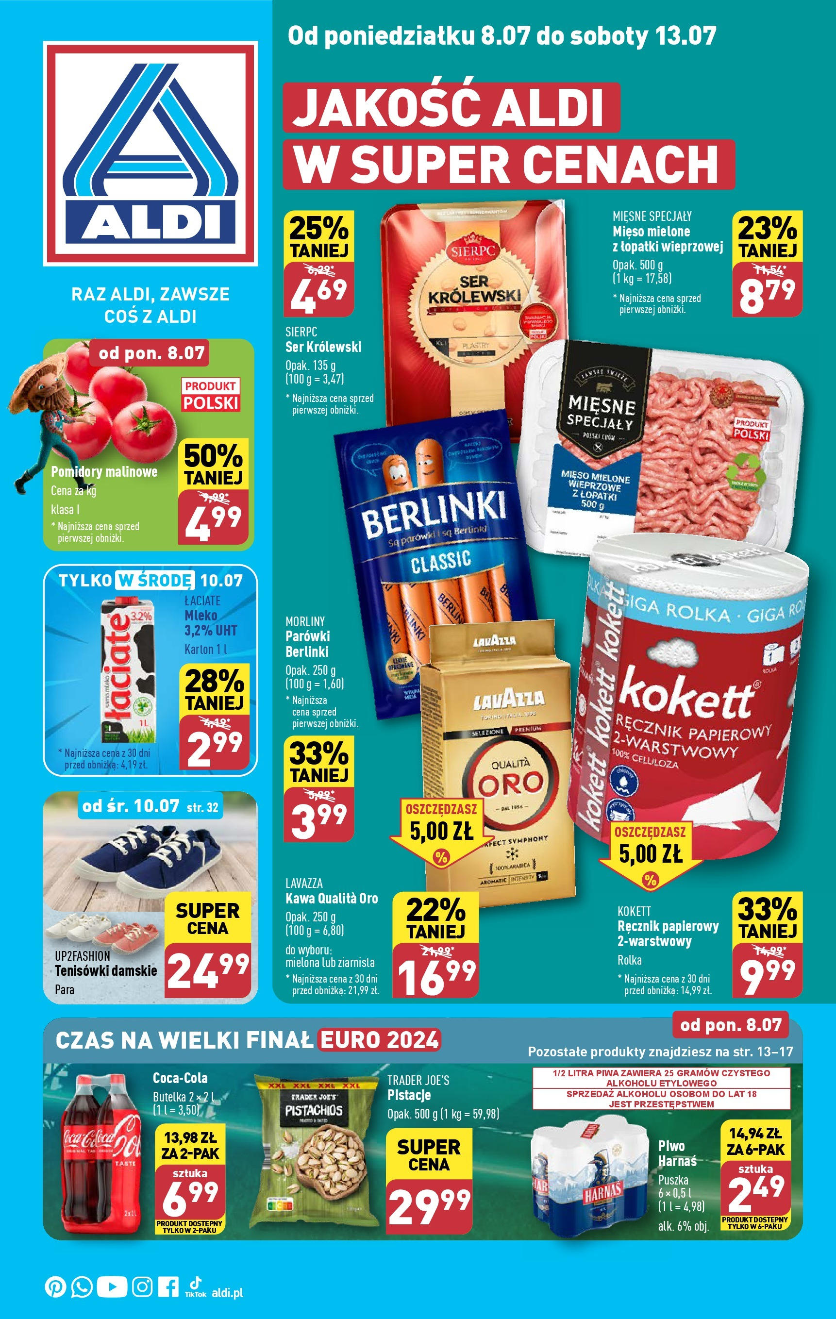 Aldi Gazetka ważna od 08.07.2024 do 13.07.2024 strona 1