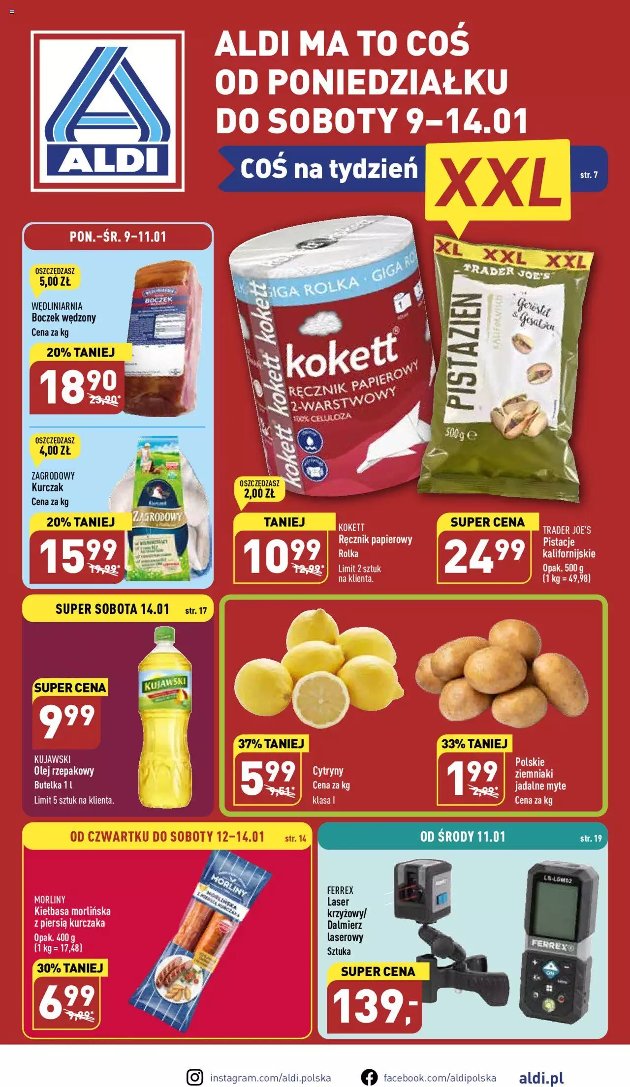 Aldi  gazetka ważna od 09.01.2023 do 14.01.2023 strona 1