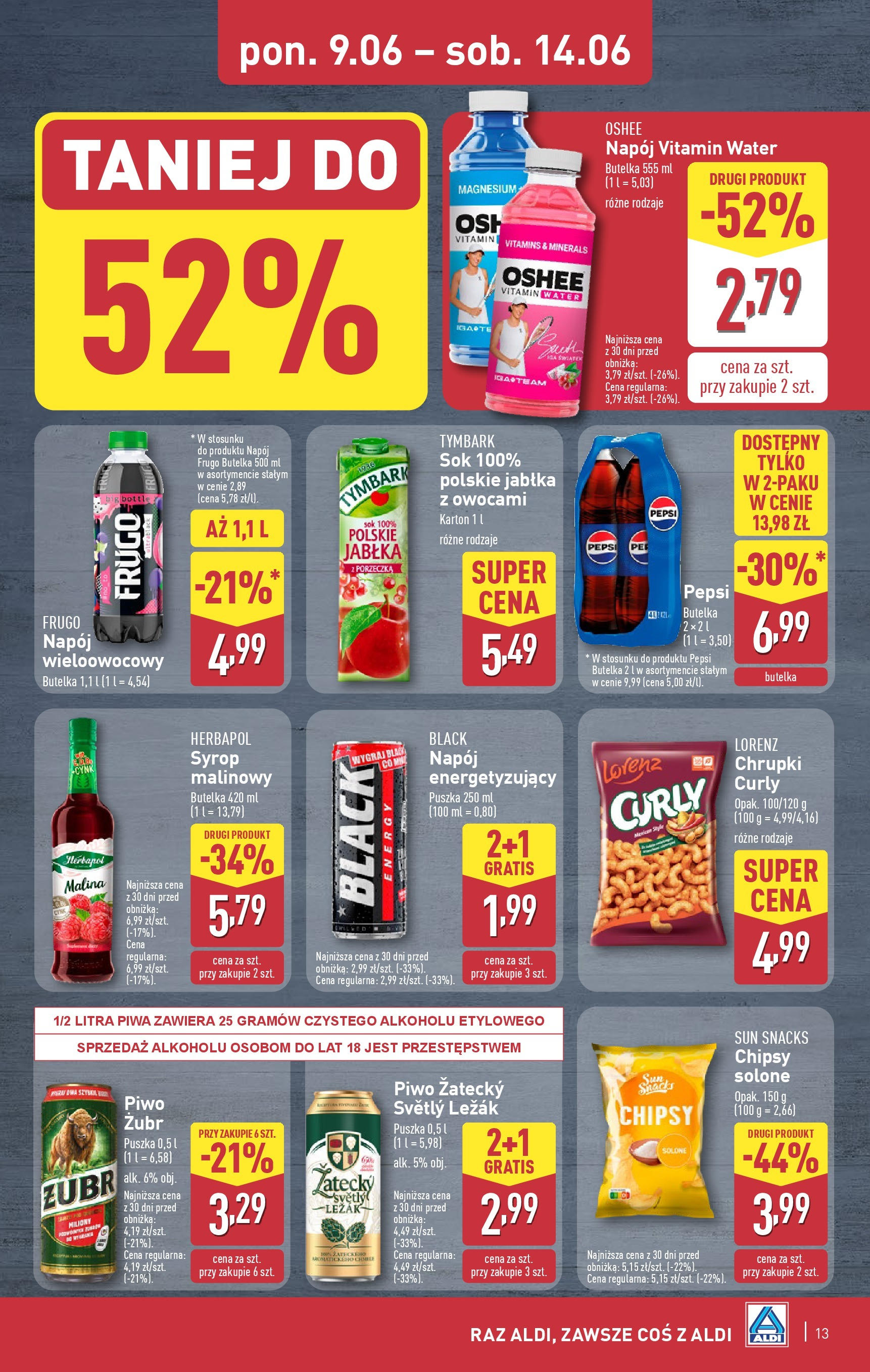 Aldi Gazetka ważna od 09.06.2025 do  14.06.2025 strona 13