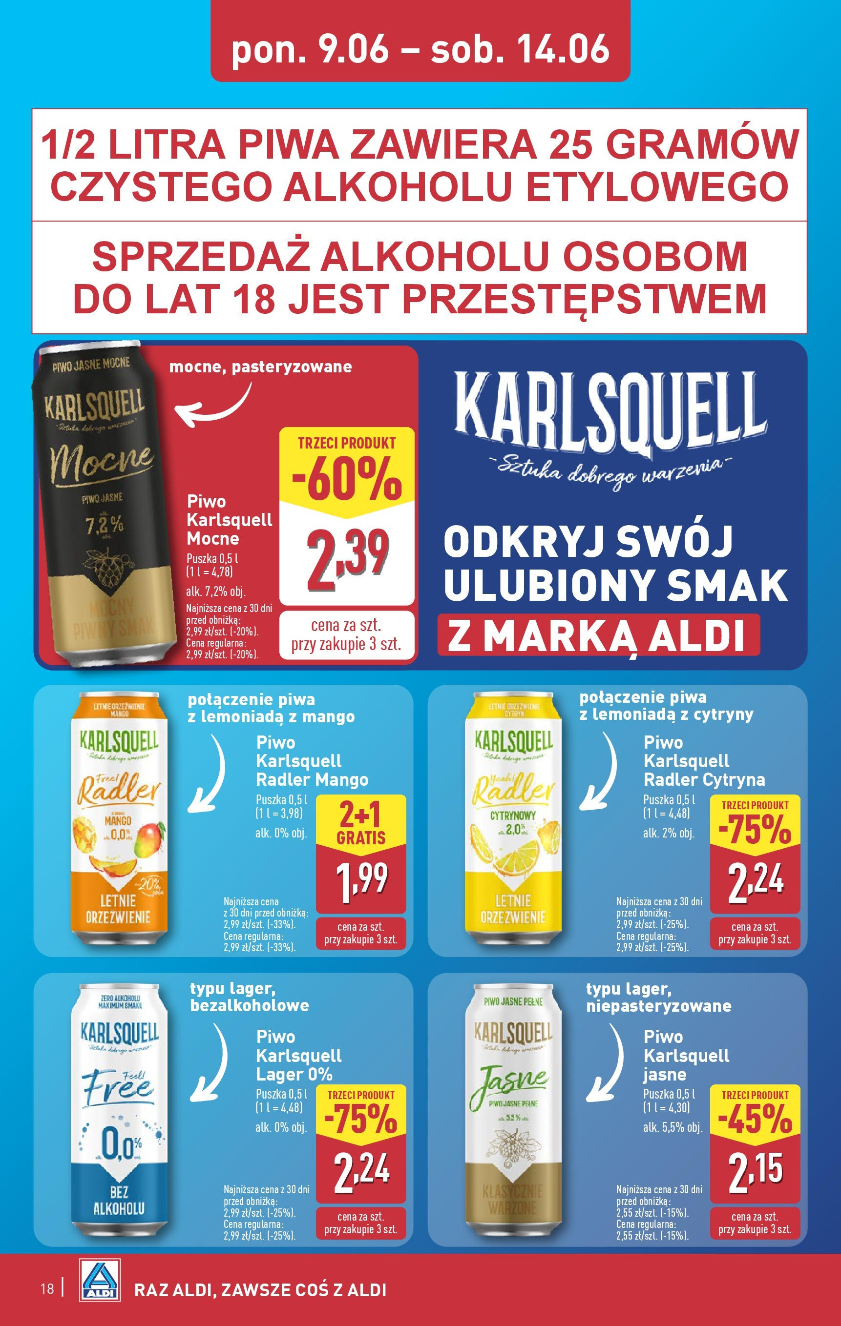 Aldi Gazetka ważna od 09.06.2025 do  14.06.2025 strona 18