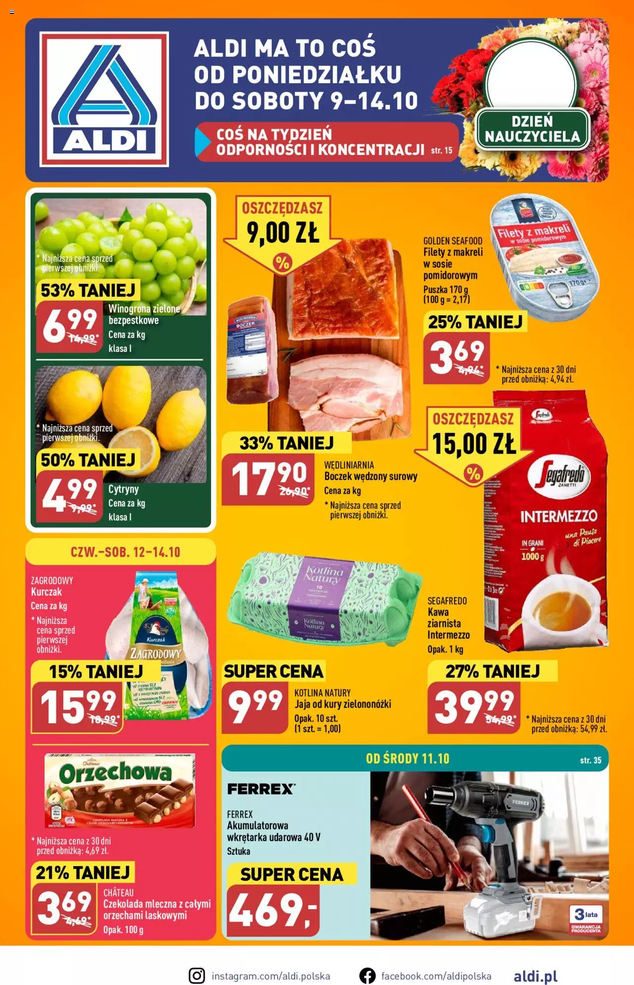 Aldi Gazetka ważna od 09.10.2023 do 14.10.2023 strona 1