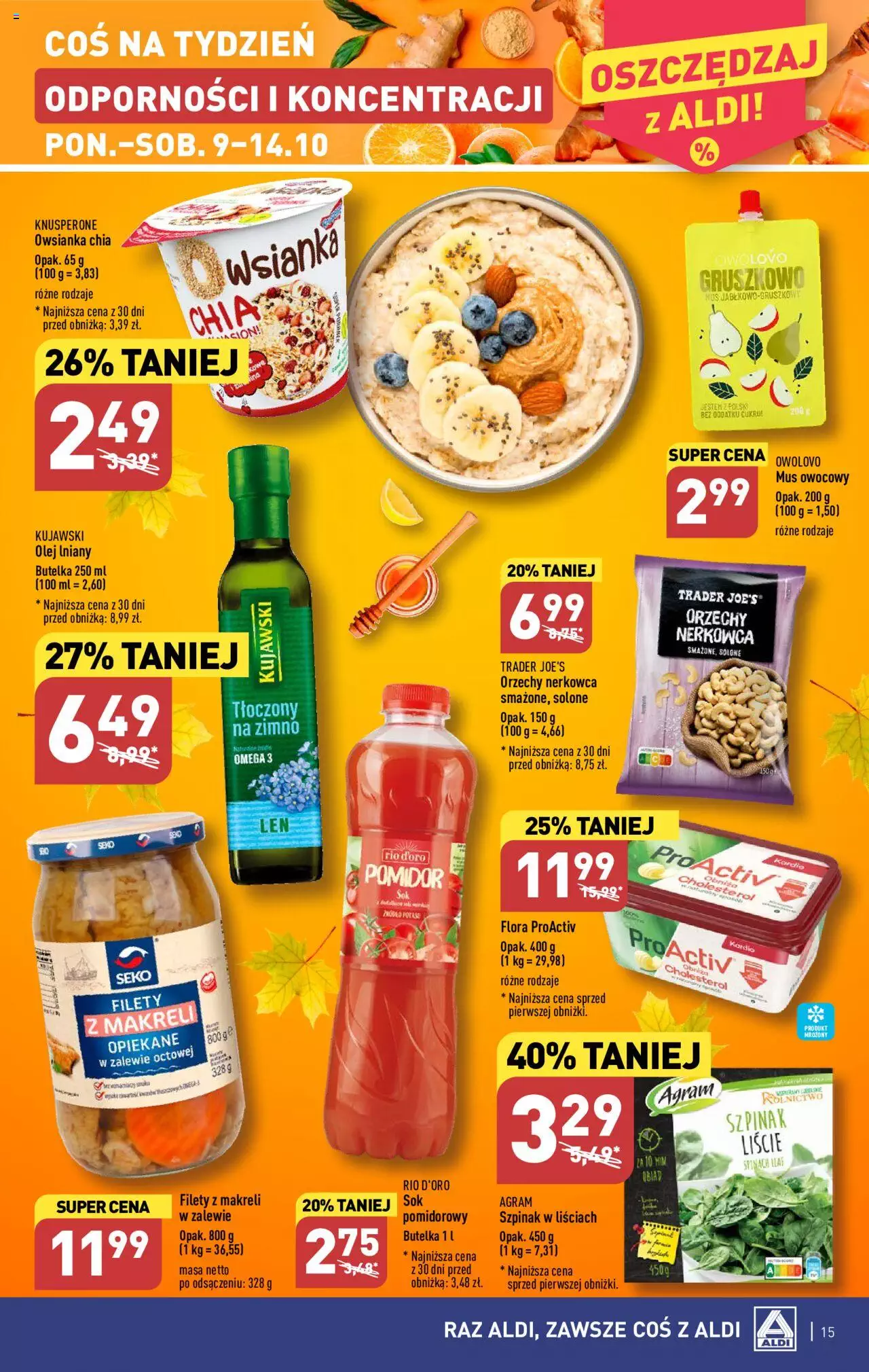 Aldi Gazetka ważna od 09.10.2023 do 14.10.2023 strona 15
