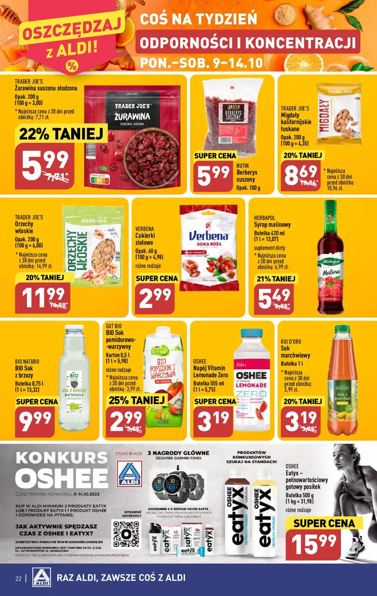Aldi Gazetka ważna od 09.10.2023 do 14.10.2023 strona 22