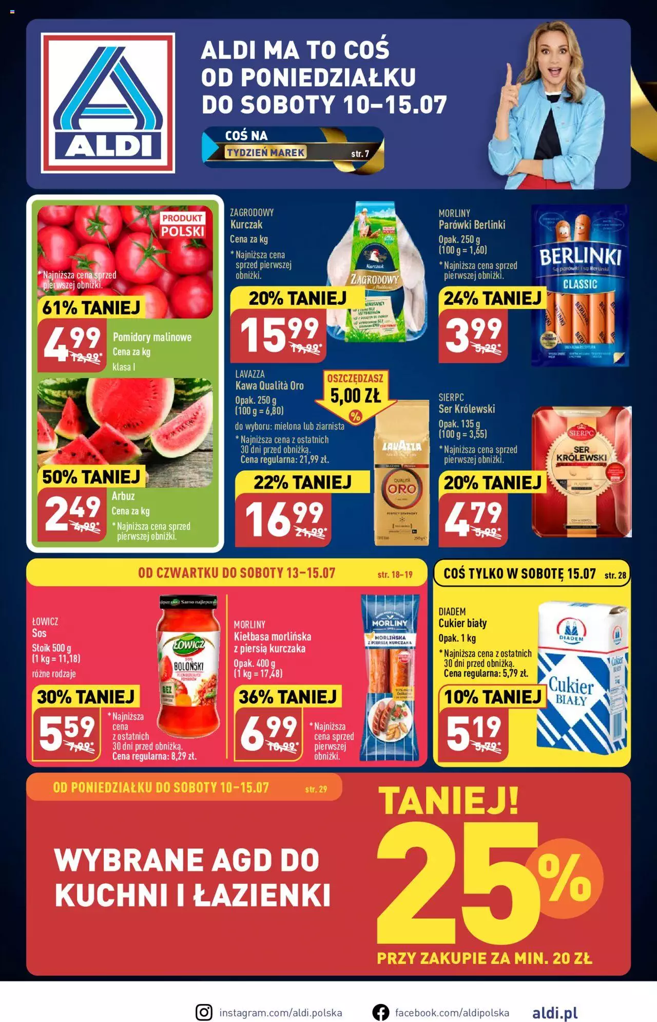 Aldi  Gazetka ważna od 10.07.2023 do 15.07.2023 strona 1