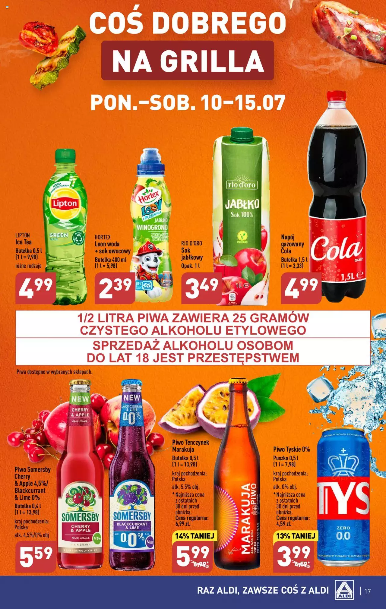 Aldi  Gazetka ważna od 10.07.2023 do 15.07.2023 strona 17