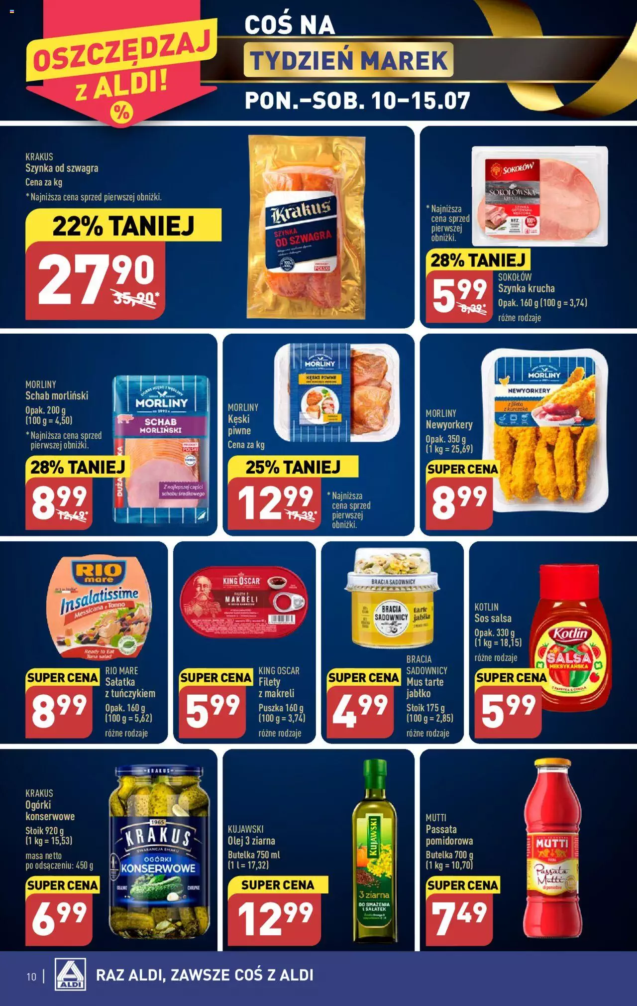 Aldi  Gazetka ważna od 10.07.2023 do 15.07.2023 strona 10