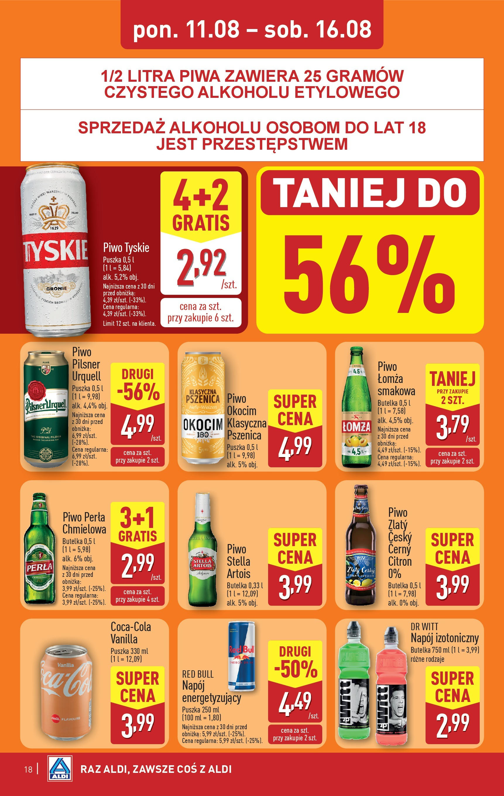 Aldi  Gazetka  ważna od  11.08.2025 do 16.08.2025 strona 18