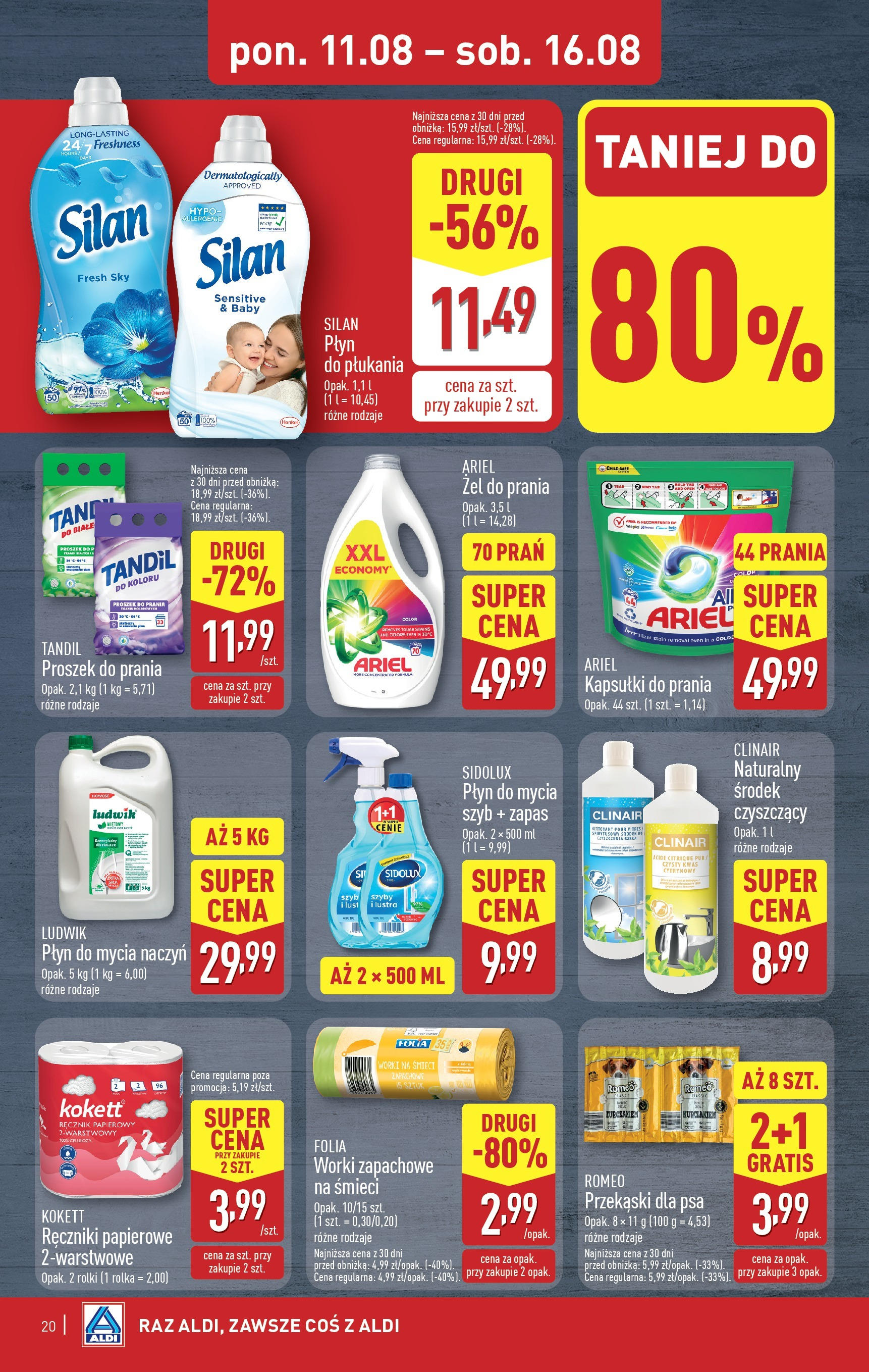 Aldi  Gazetka  ważna od  11.08.2025 do 16.08.2025 strona 20