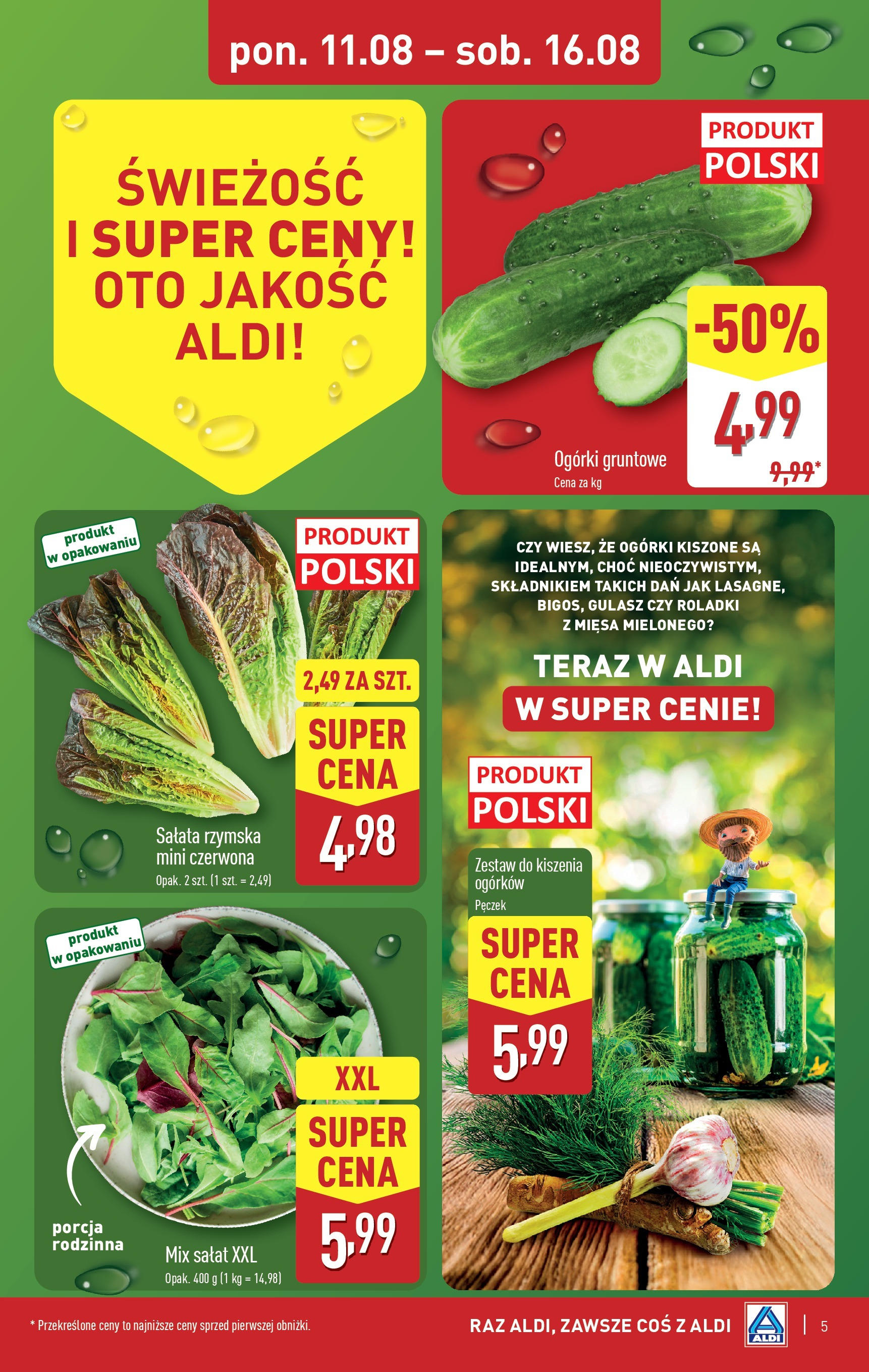 Aldi  Gazetka  ważna od  11.08.2025 do 16.08.2025 strona 5
