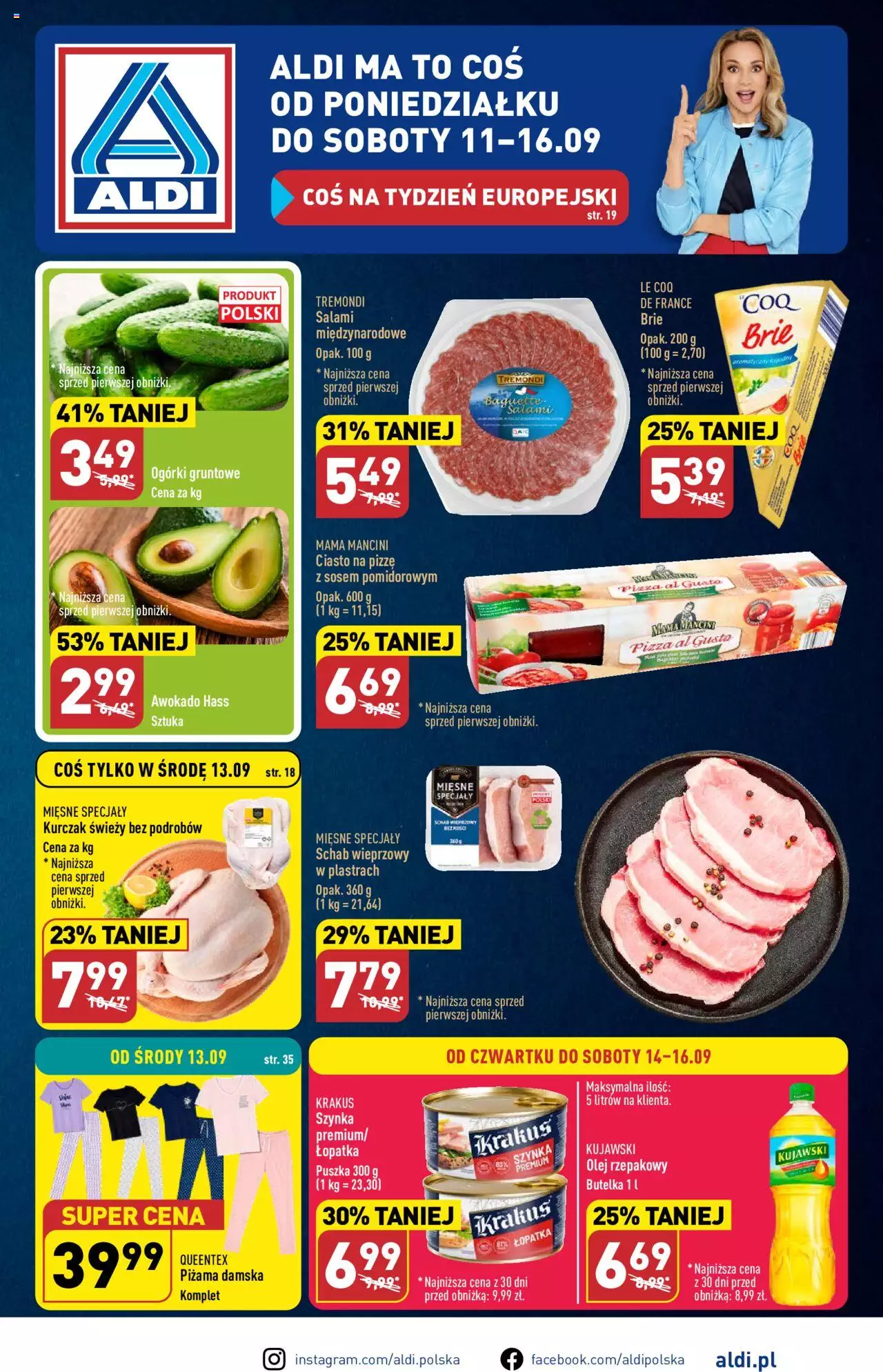 Aldi Gazetka ważna od 11.09.2023 do 16.09.2023 strona 1
