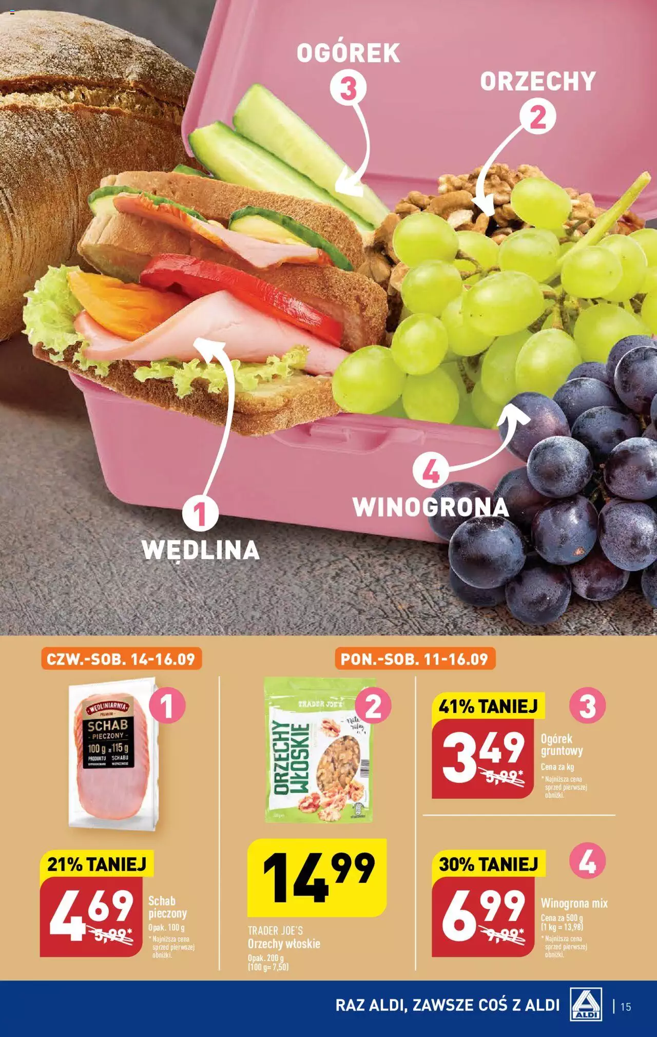 Aldi Gazetka ważna od 11.09.2023 do 16.09.2023 strona 15