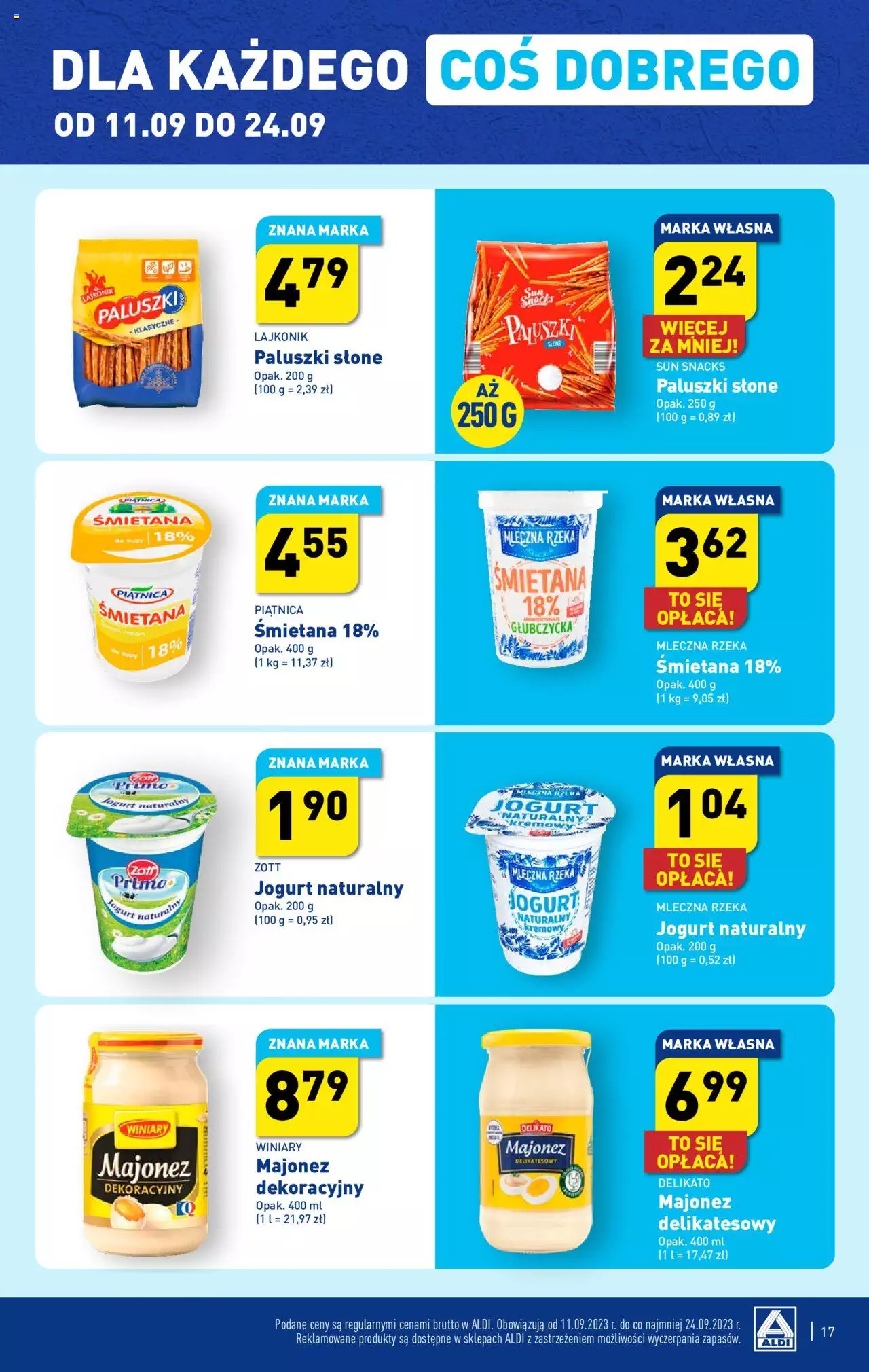 Aldi Gazetka ważna od 11.09.2023 do 16.09.2023 strona 17