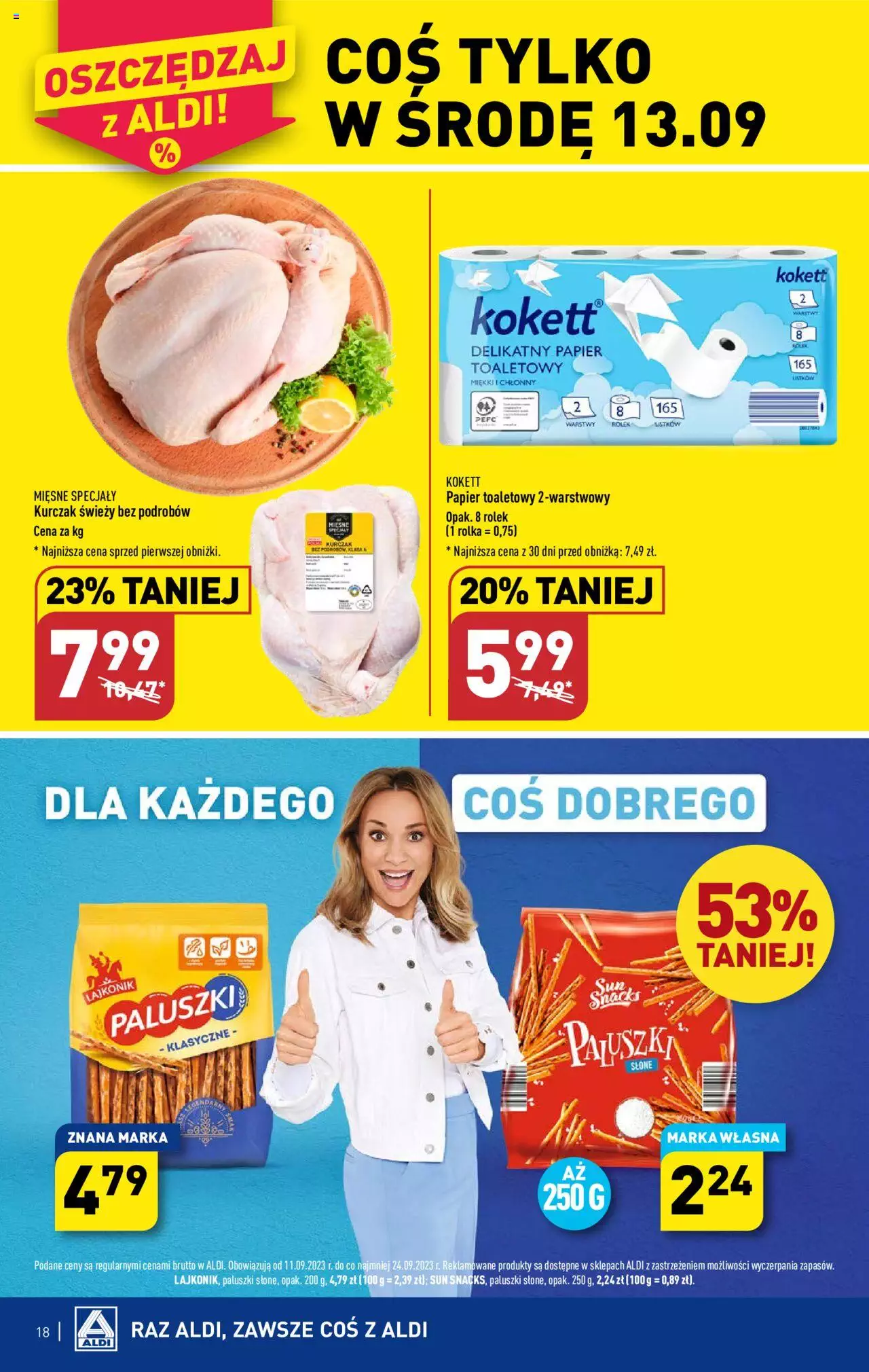 Aldi Gazetka ważna od 11.09.2023 do 16.09.2023 strona 18