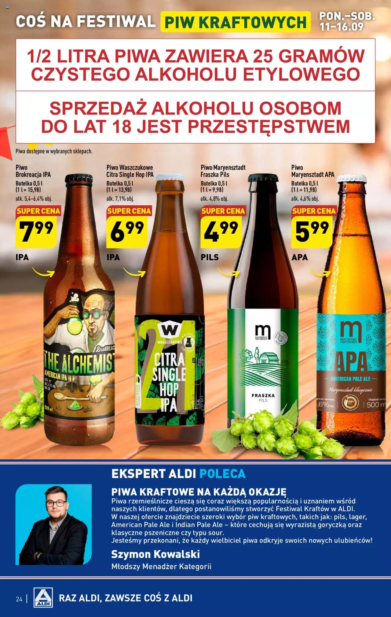 Aldi Gazetka ważna od 11.09.2023 do 16.09.2023 strona 24