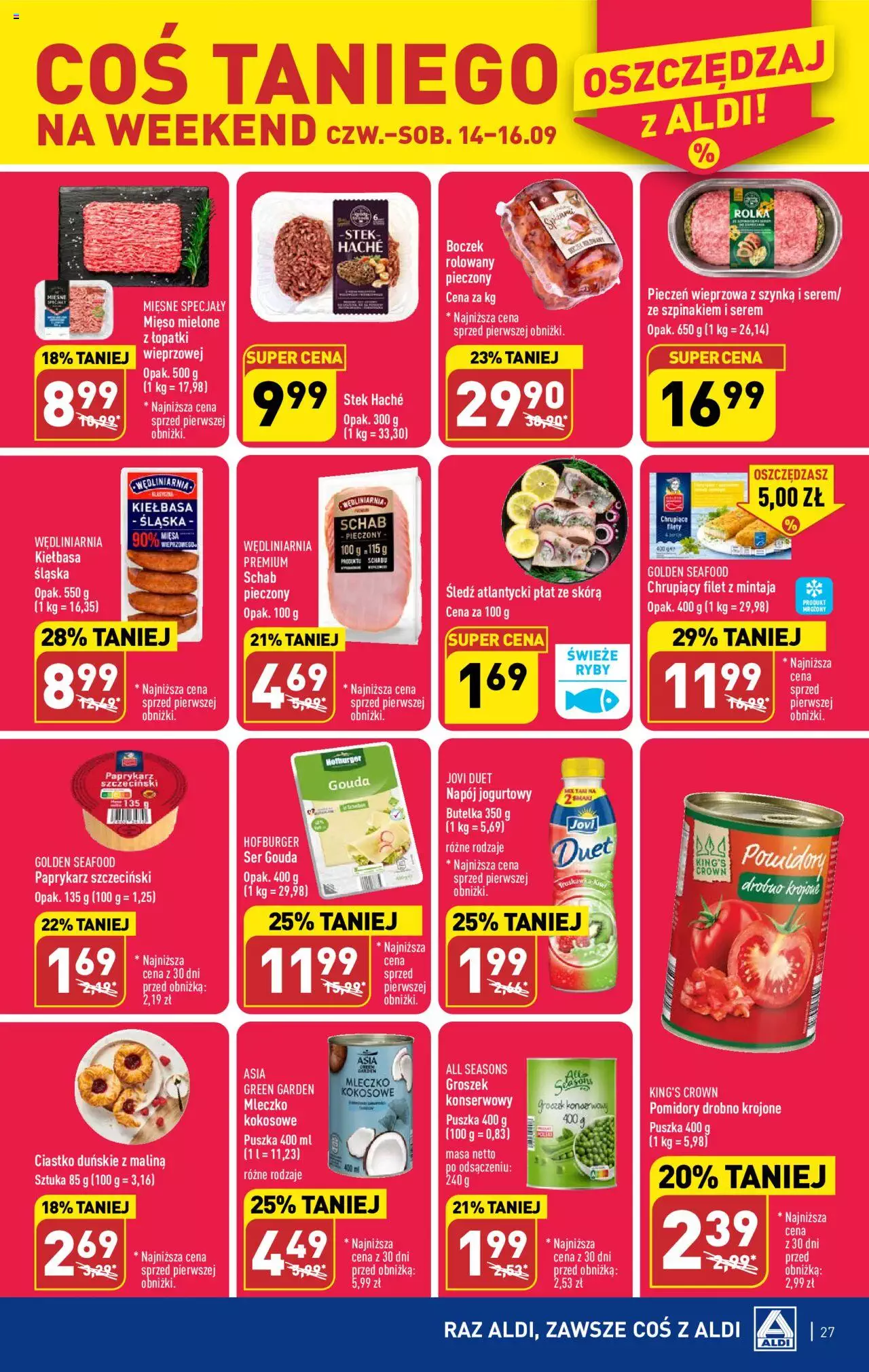 Aldi Gazetka ważna od 11.09.2023 do 16.09.2023 strona 27